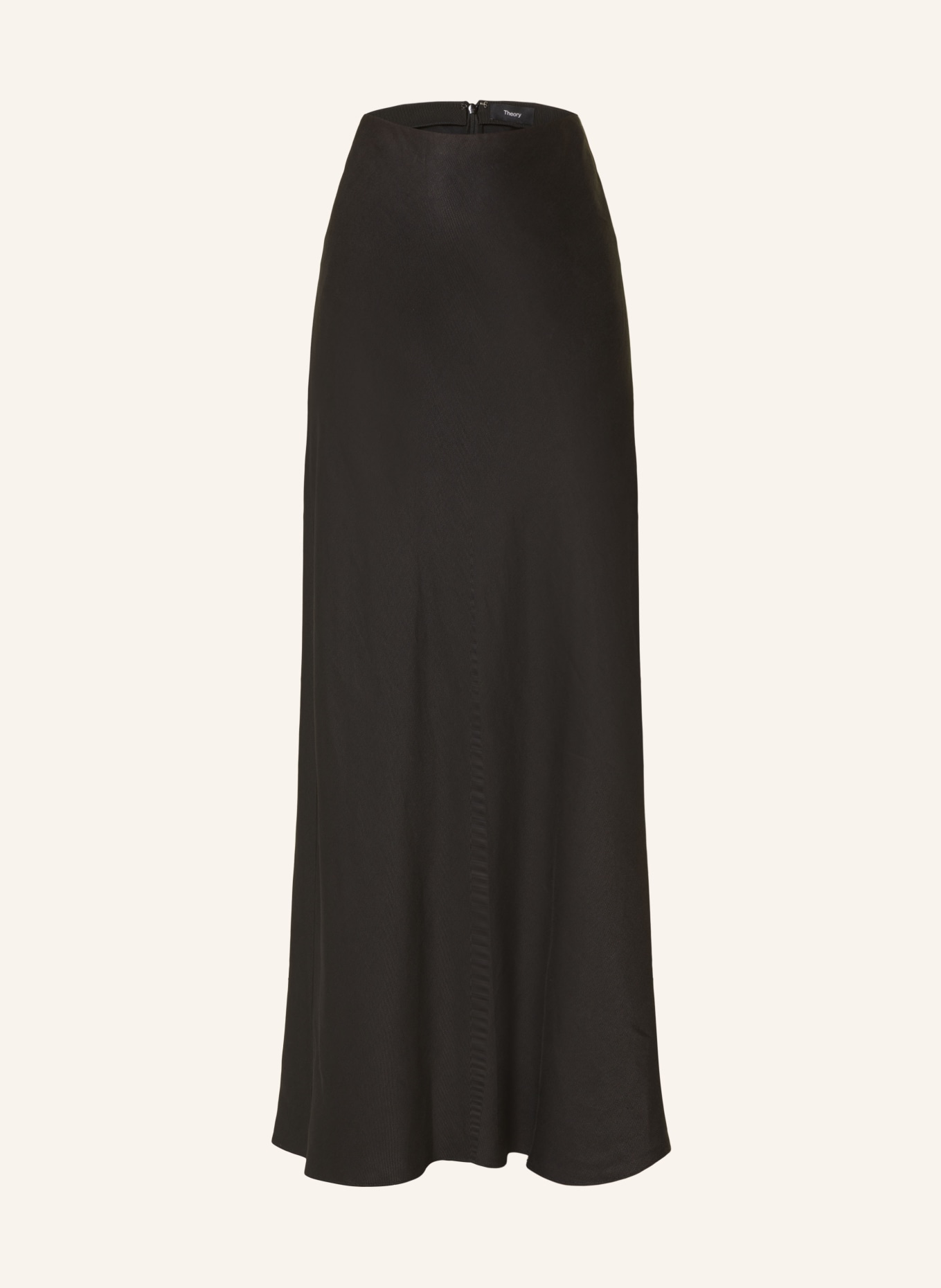 Theory Skirt with linen, Color: BLACK (Image 1)