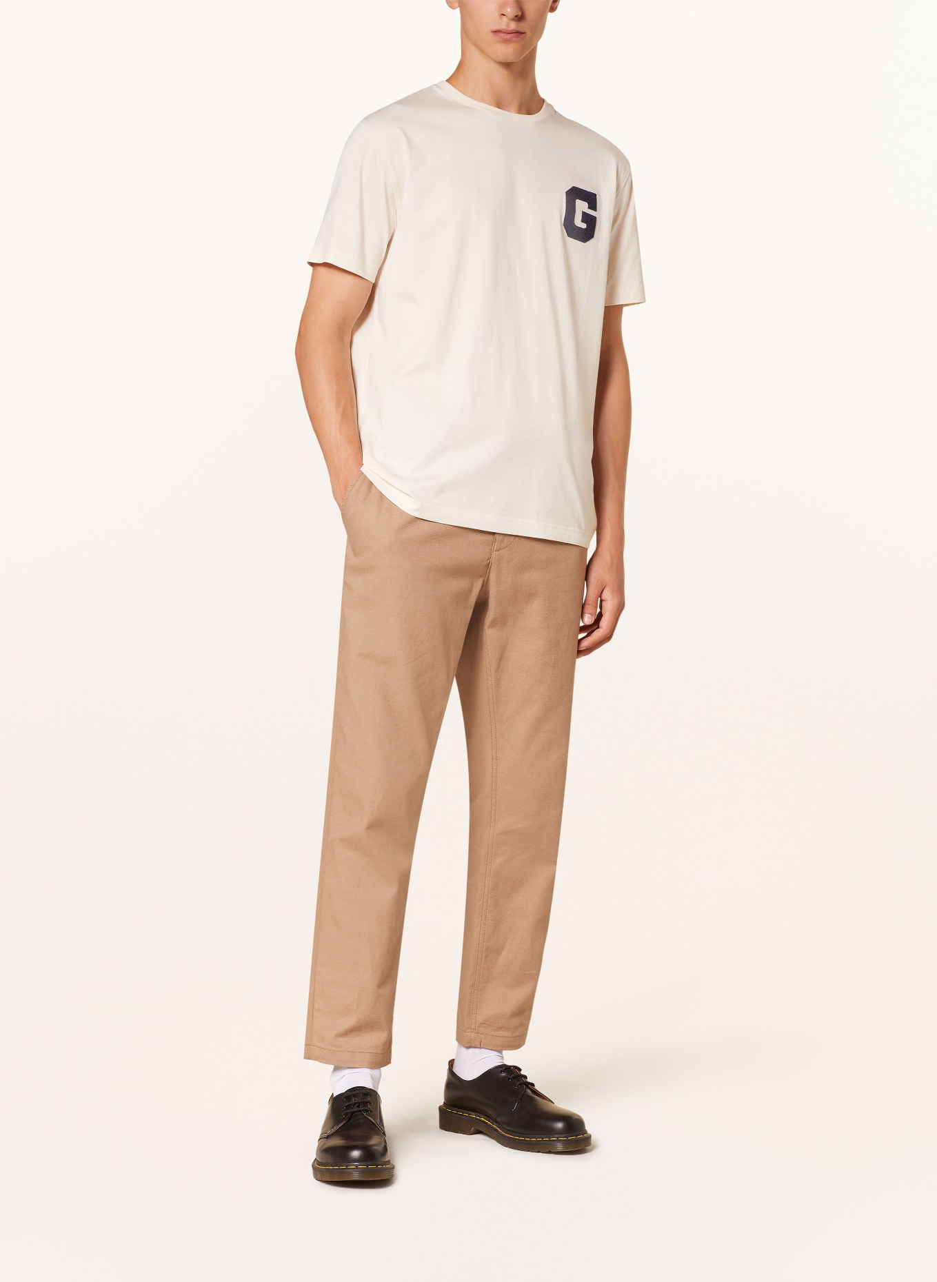 GANT T-shirt, Color: ECRU (Image 2)