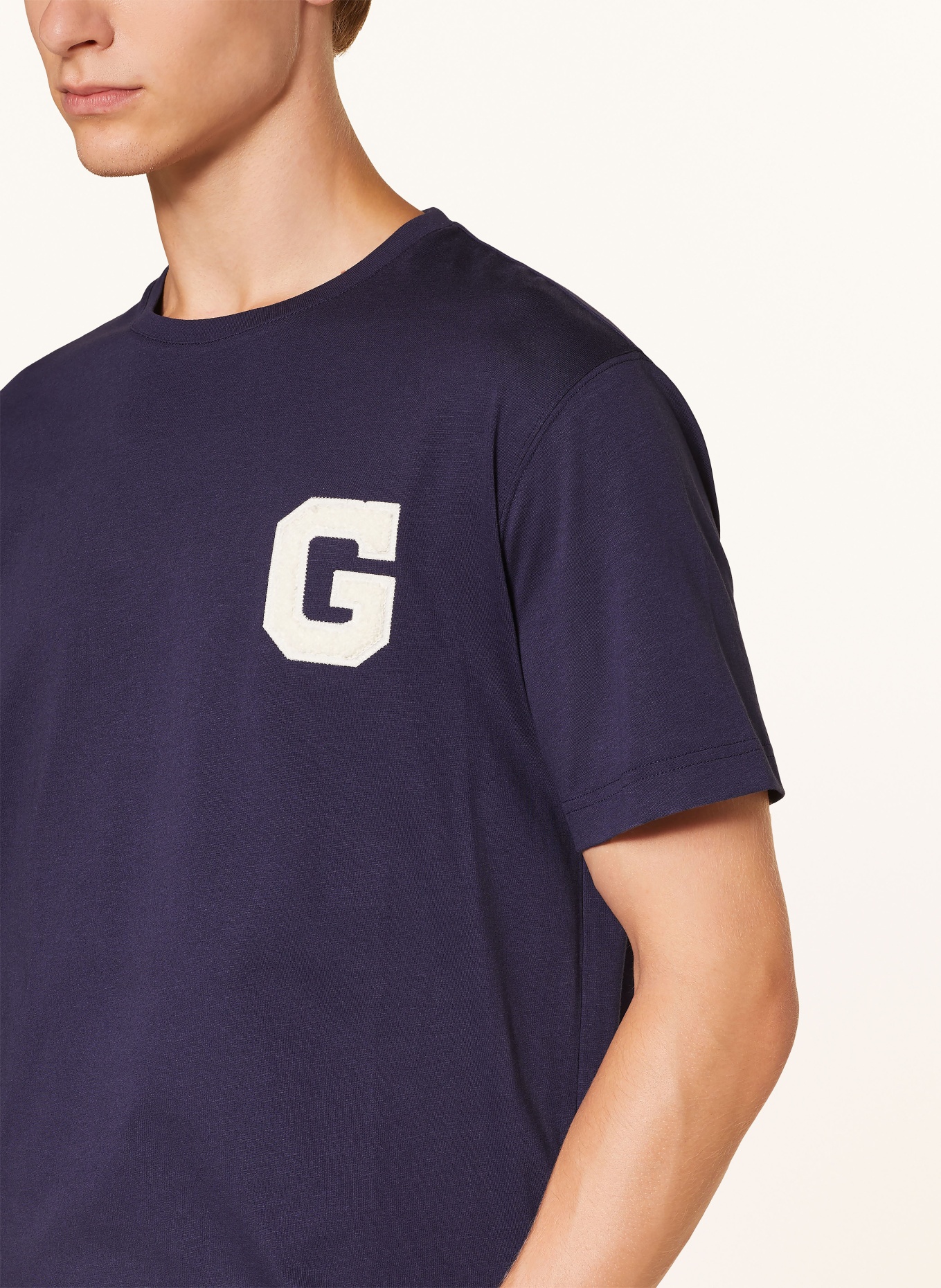 GANT T-shirt, Color: DARK BLUE (Image 4)