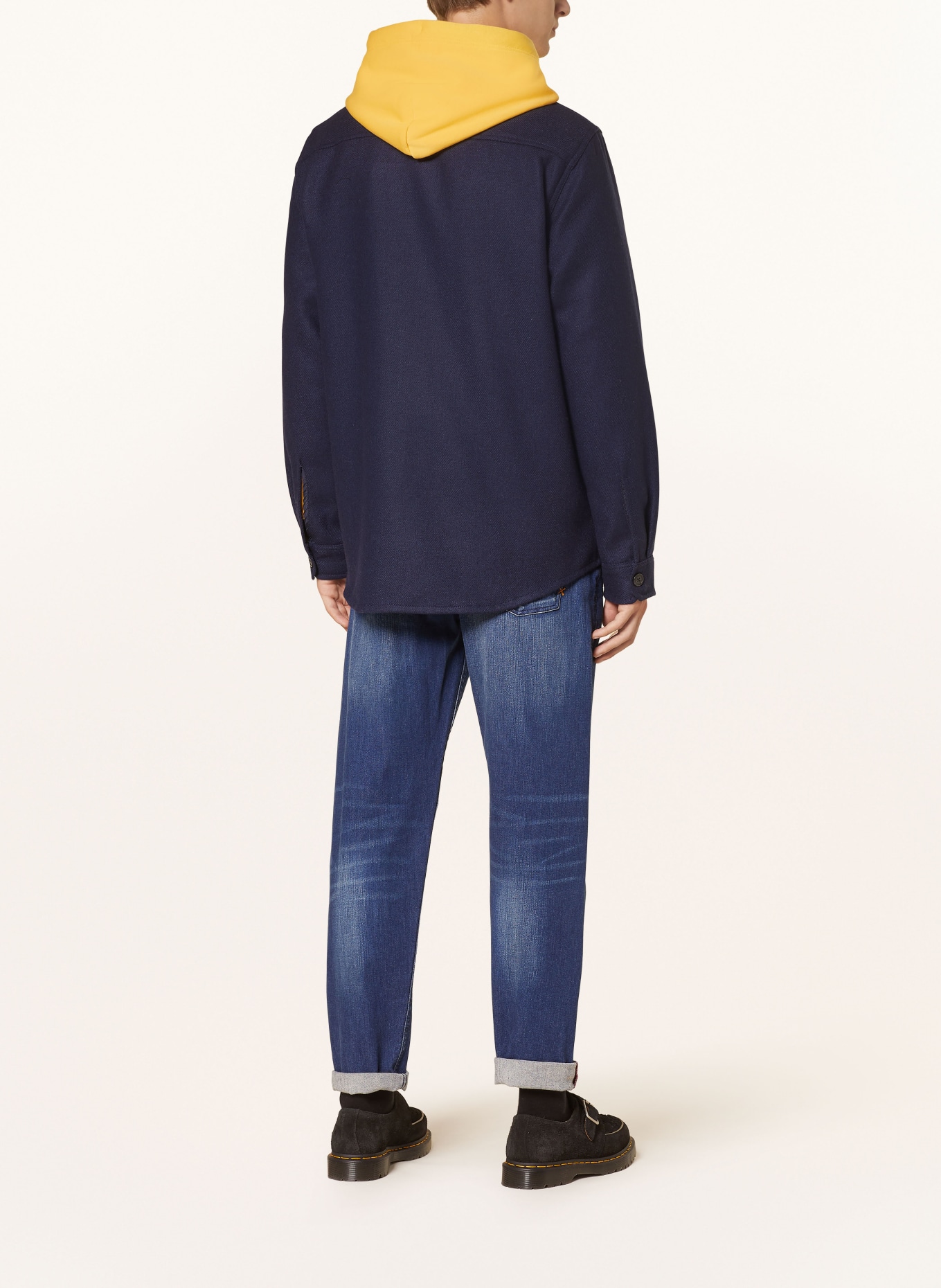 GANT Flannel overshirt, Color: DARK BLUE (Image 3)