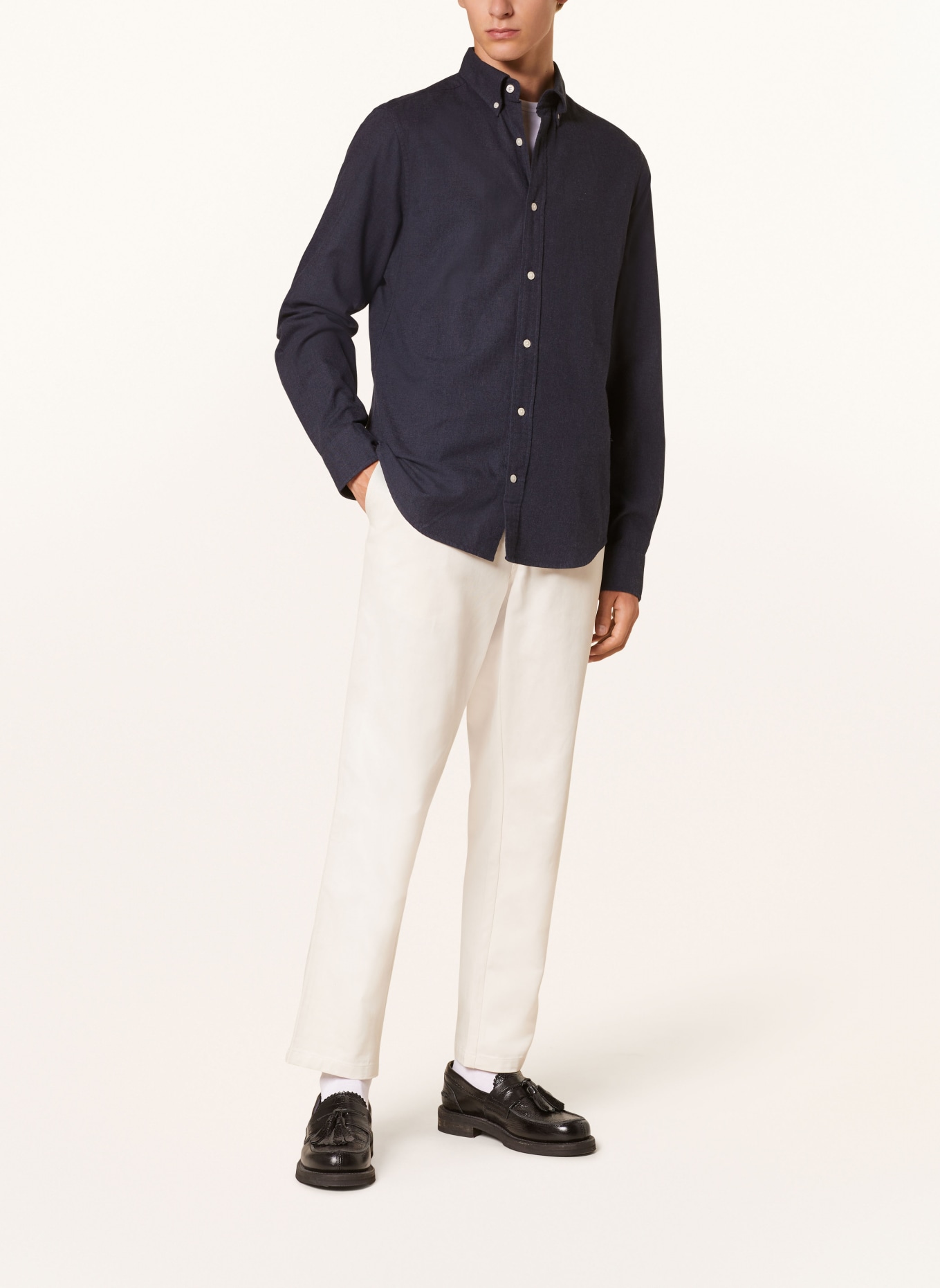 GANT Flannelhemd Regular Fit, Farbe: DUNKELBLAU (Bild 2)