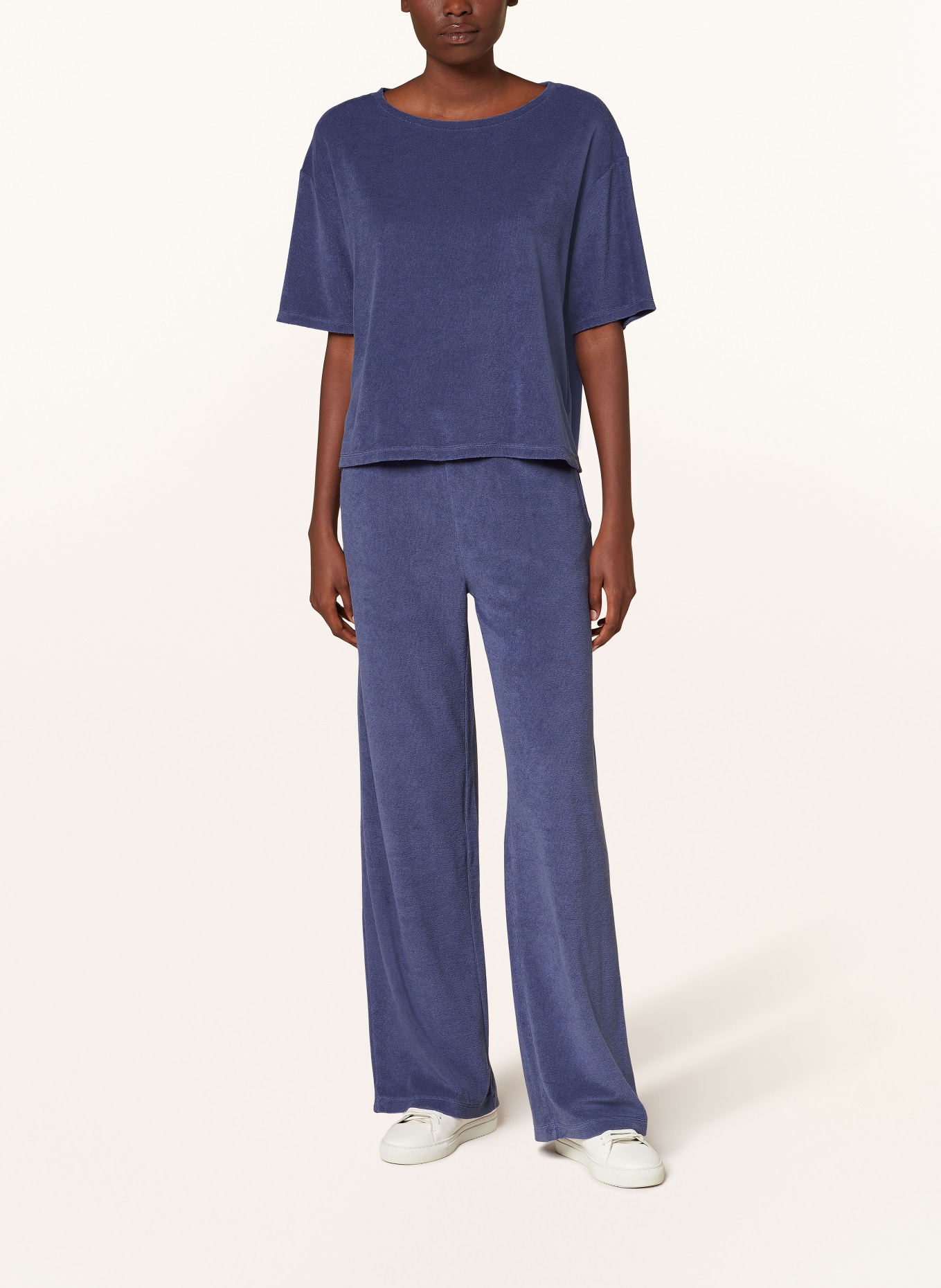 Juvia Terry cloth shirt ANOUK, Color: DARK BLUE (Image 2)