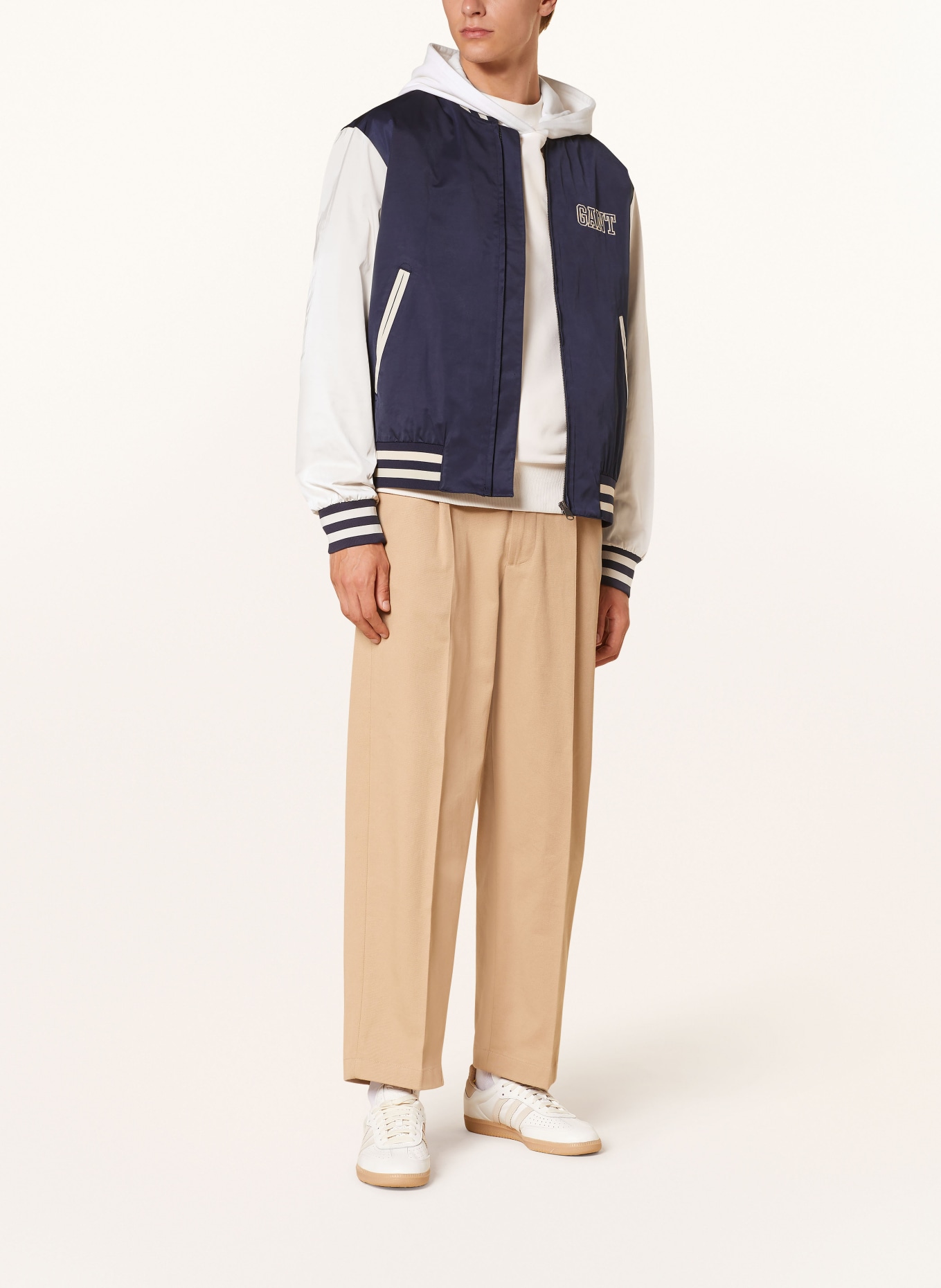 GANT Bomber jacket, Color: DARK BLUE/ BEIGE (Image 2)