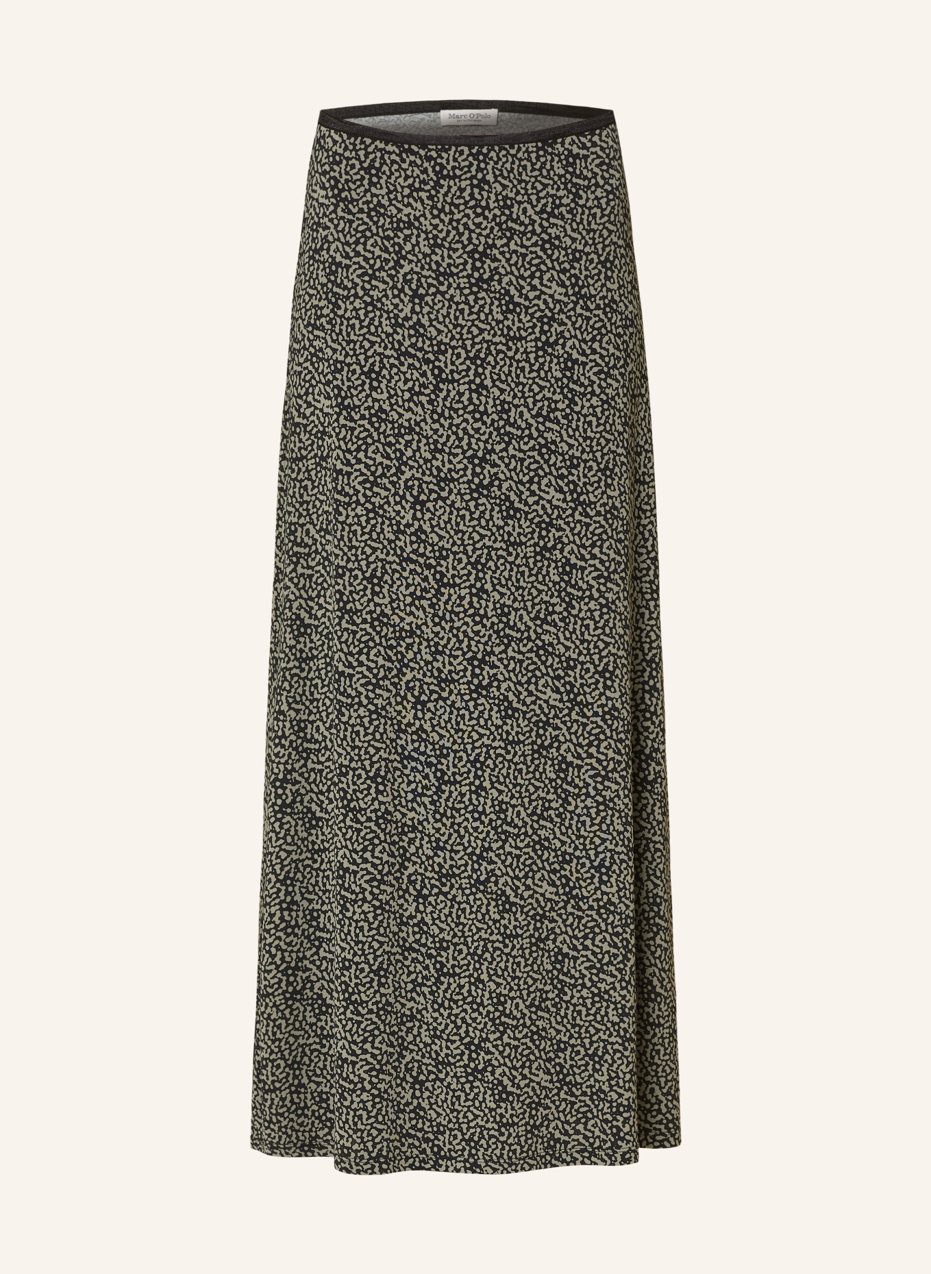 Marc O'Polo Jersey skirt, Color: BLACK/ KHAKI (Image 1)
