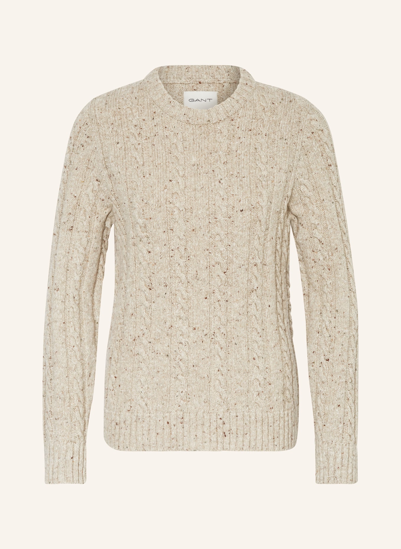 GANT Pullover: BEIGE