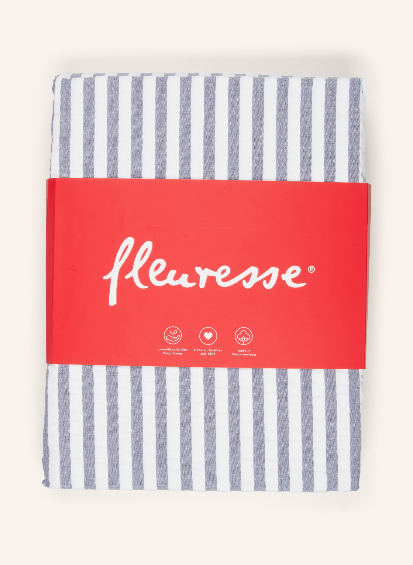 fleuresse RIO bedding: DARK BLUE / WHITE