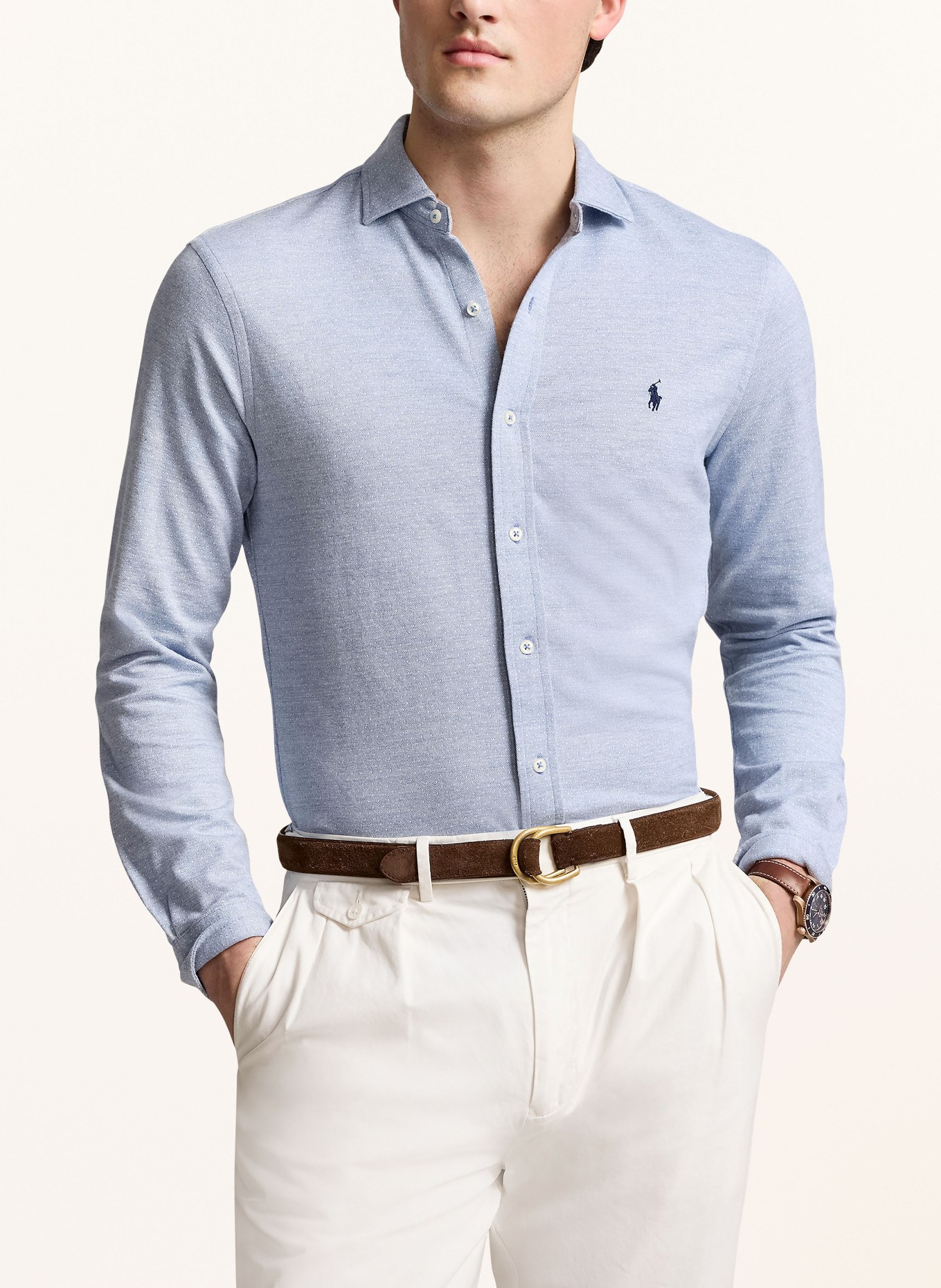 POLO RALPH LAUREN Shirt regular fit, Color: LIGHT BLUE (Image 4)