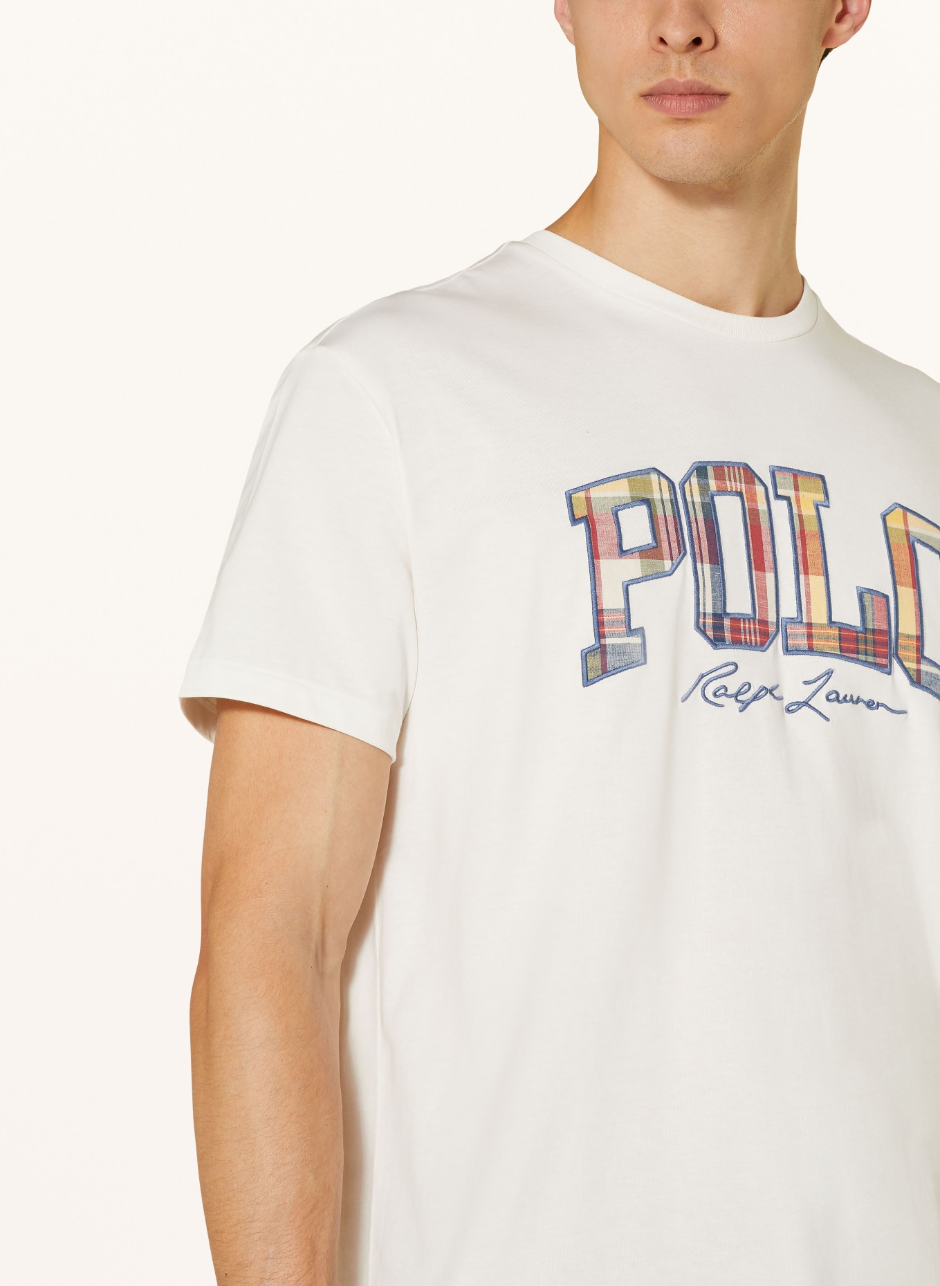 POLO RALPH LAUREN T-shirt, Kolor: ECRU (Obrazek 4)