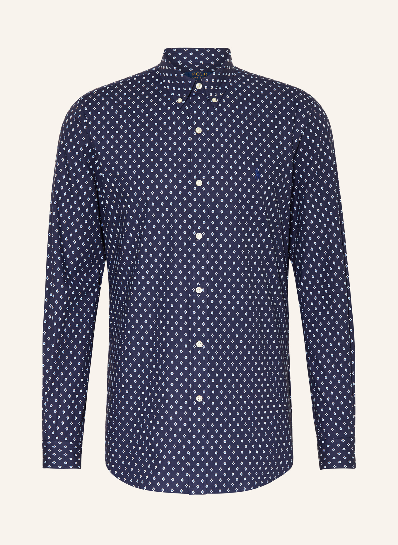 POLO RALPH LAUREN Hemd Slim Fit, Farbe: DUNKELBLAU/ WEISS/ HELLBLAU (Bild 1)