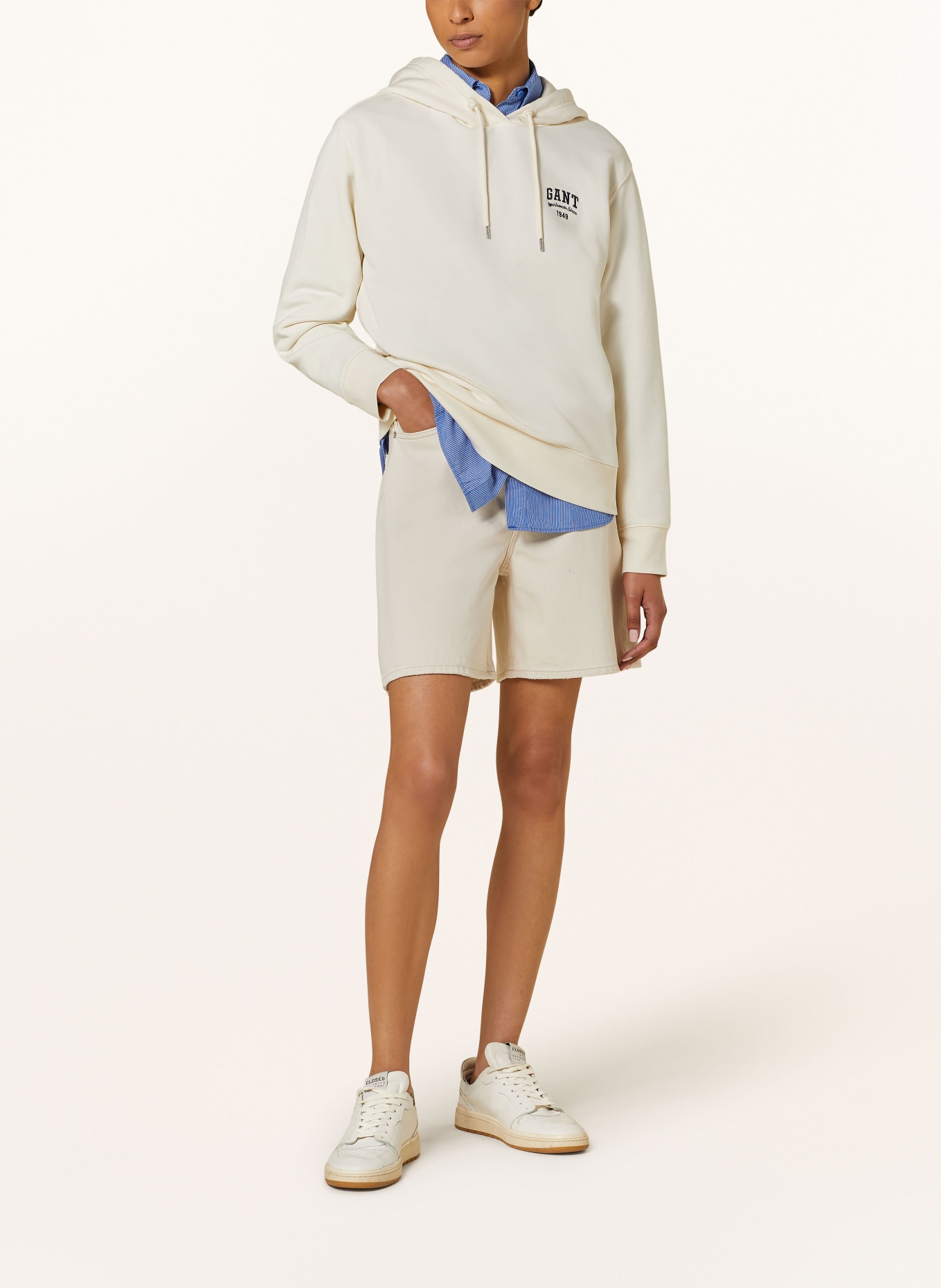 GANT Hoodie, Color: ECRU (Image 2)