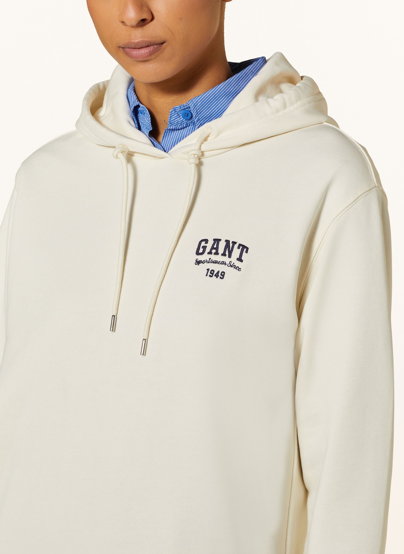 GANT Hoodie, Color: ECRU (Image 5)