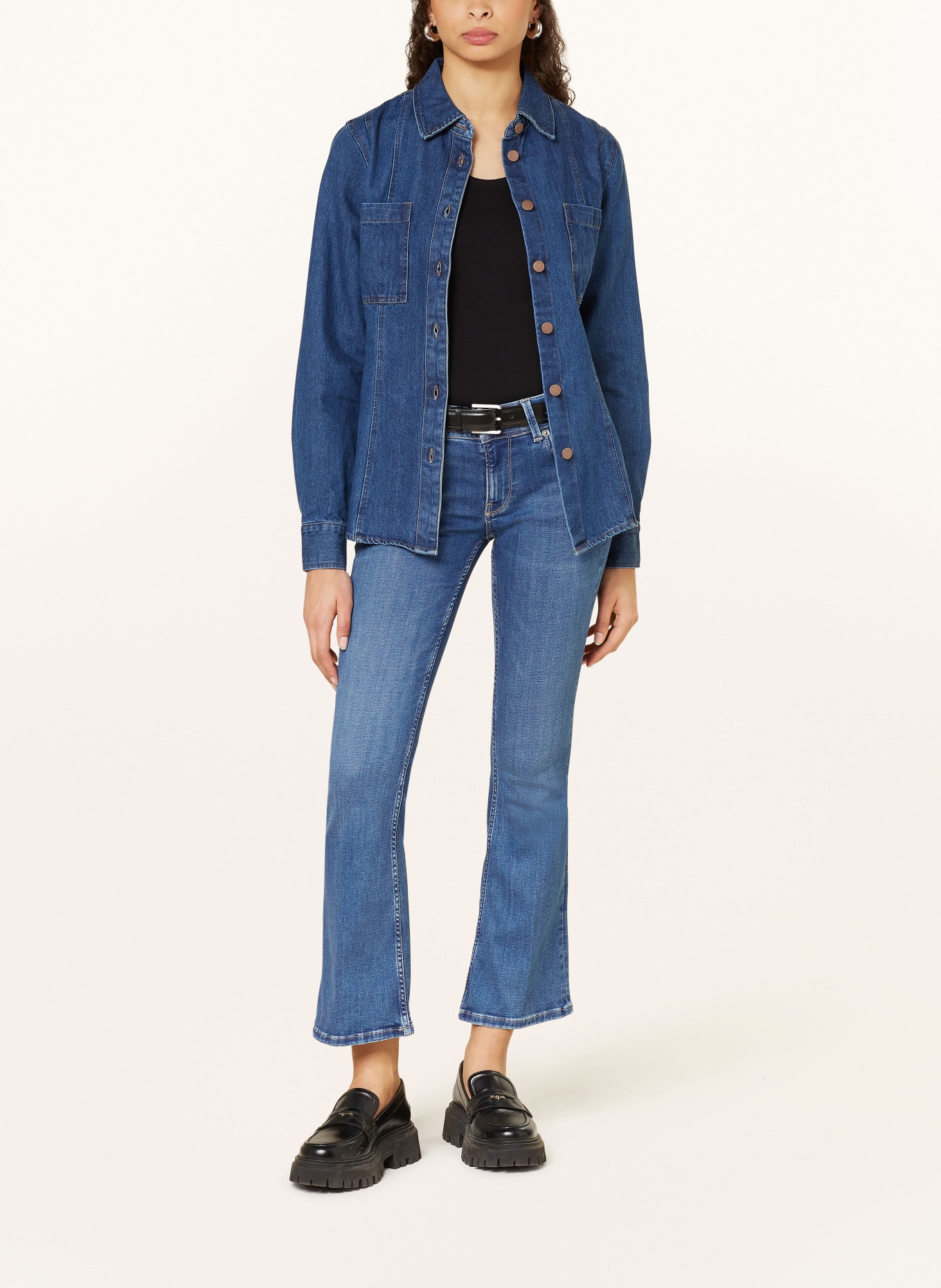 Pepe Jeans Flared Jeans, Farbe: 0000 Denim (Bild 2)