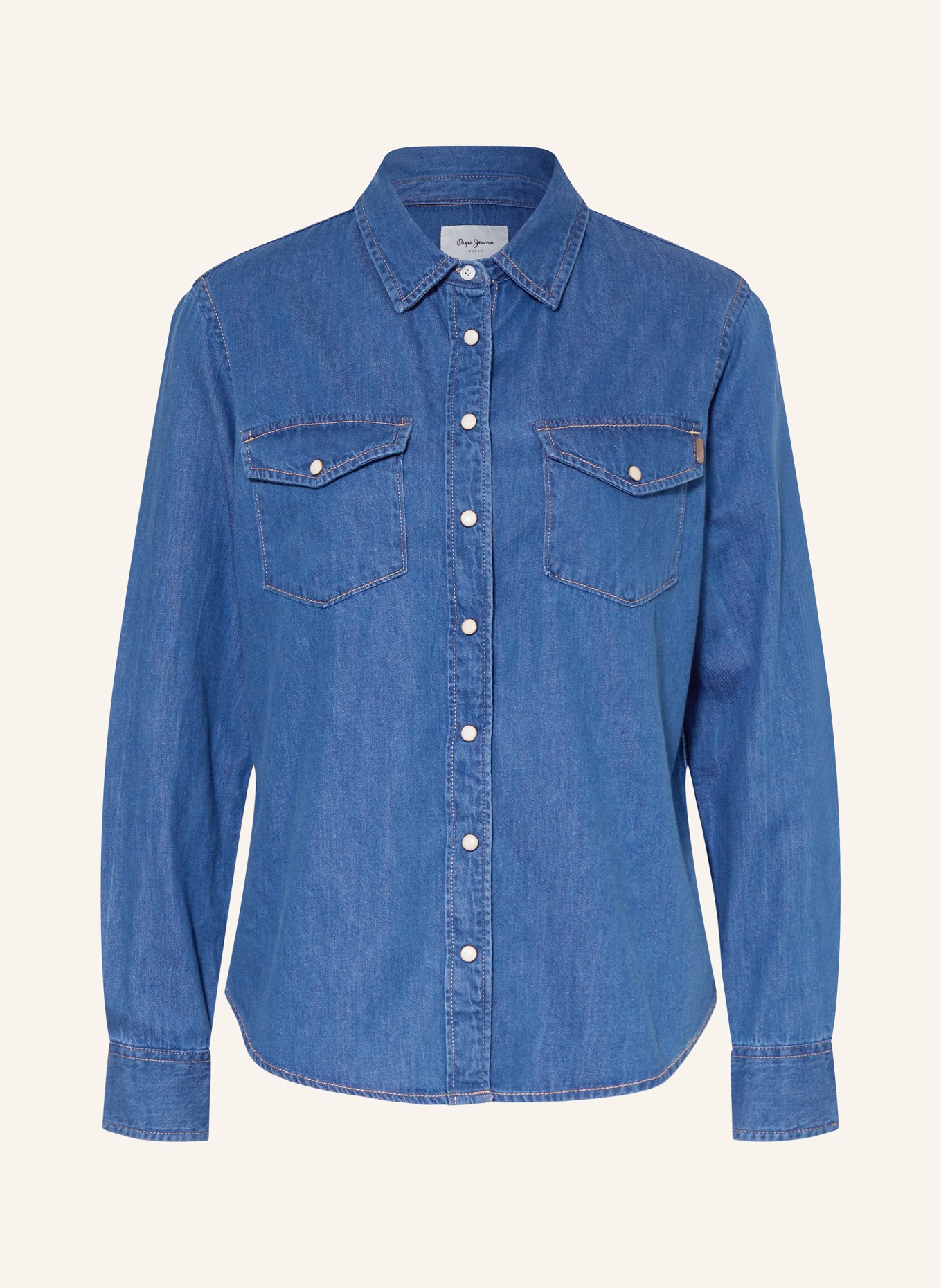 Pepe Jeans Shirt blouse, Color: BLUE (Image 1)