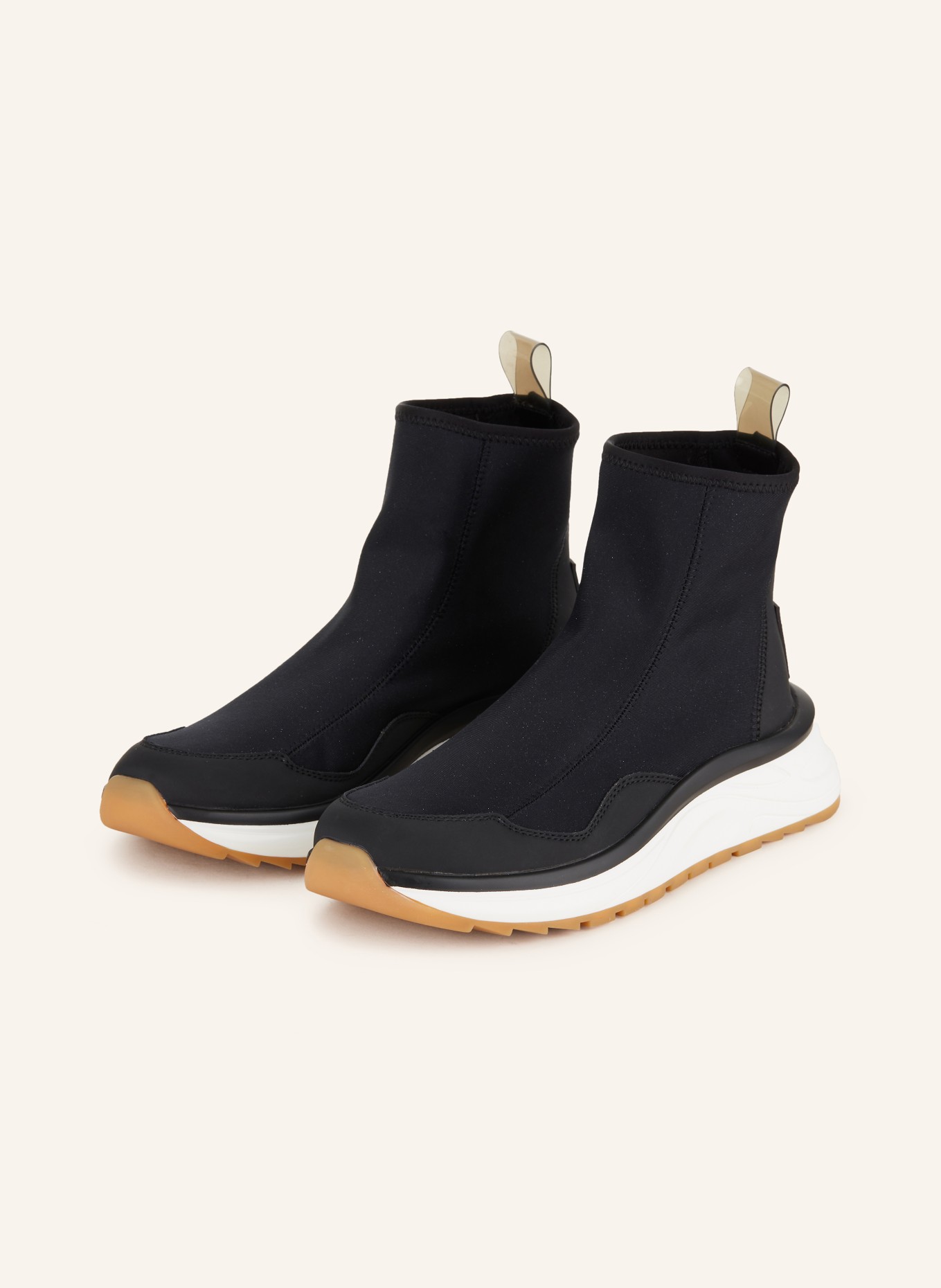 MARC CAIN Hightop-Sneaker: SCHWARZ