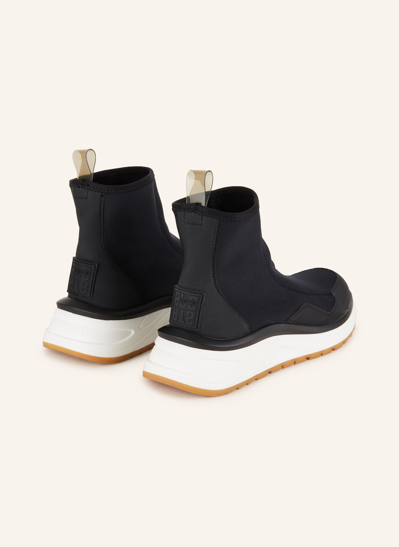 MARC CAIN Hightop-Sneaker: SCHWARZ
