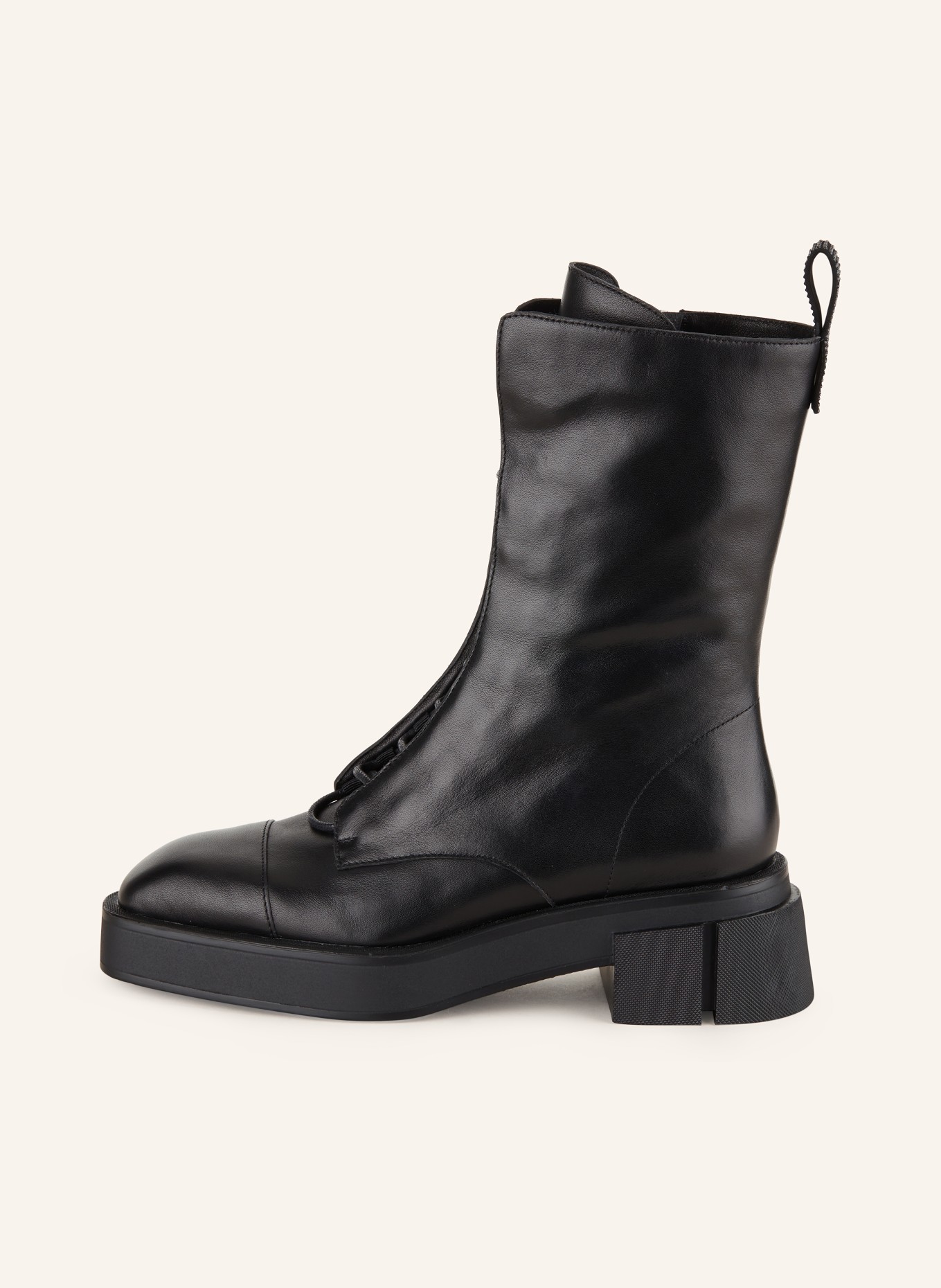 MARC CAIN Lace-up boots: BLACK