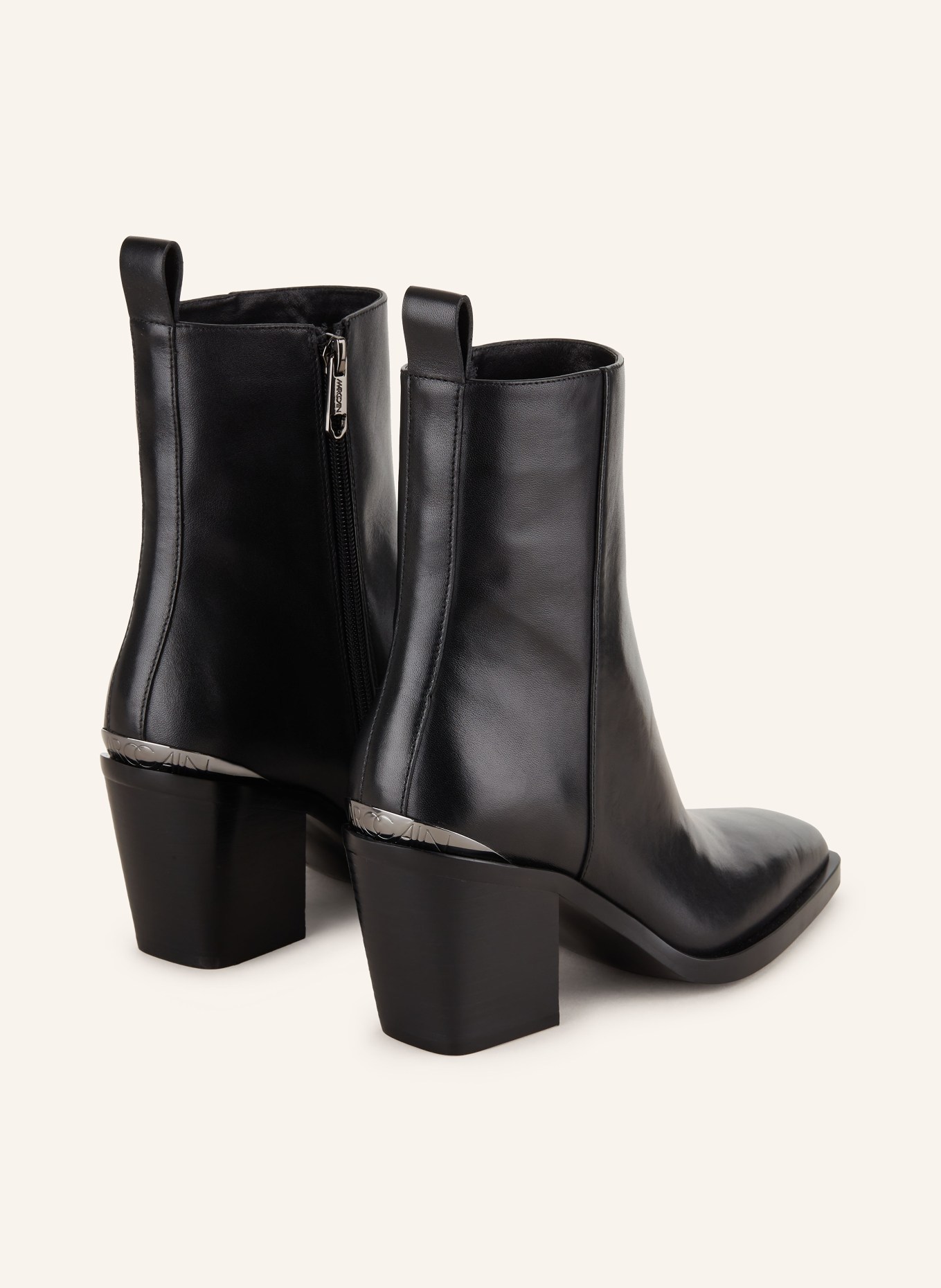 MARC CAIN Botki WUSU: CZARNY