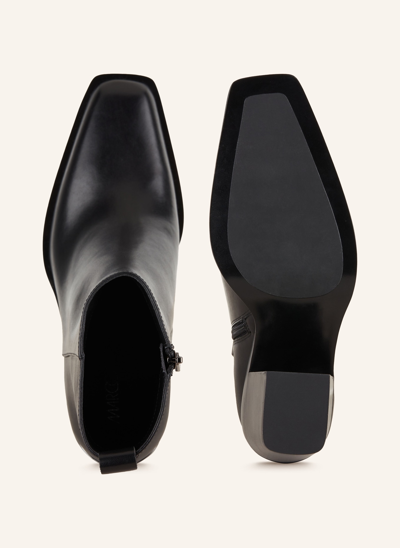 MARC CAIN Botki WUSU: CZARNY