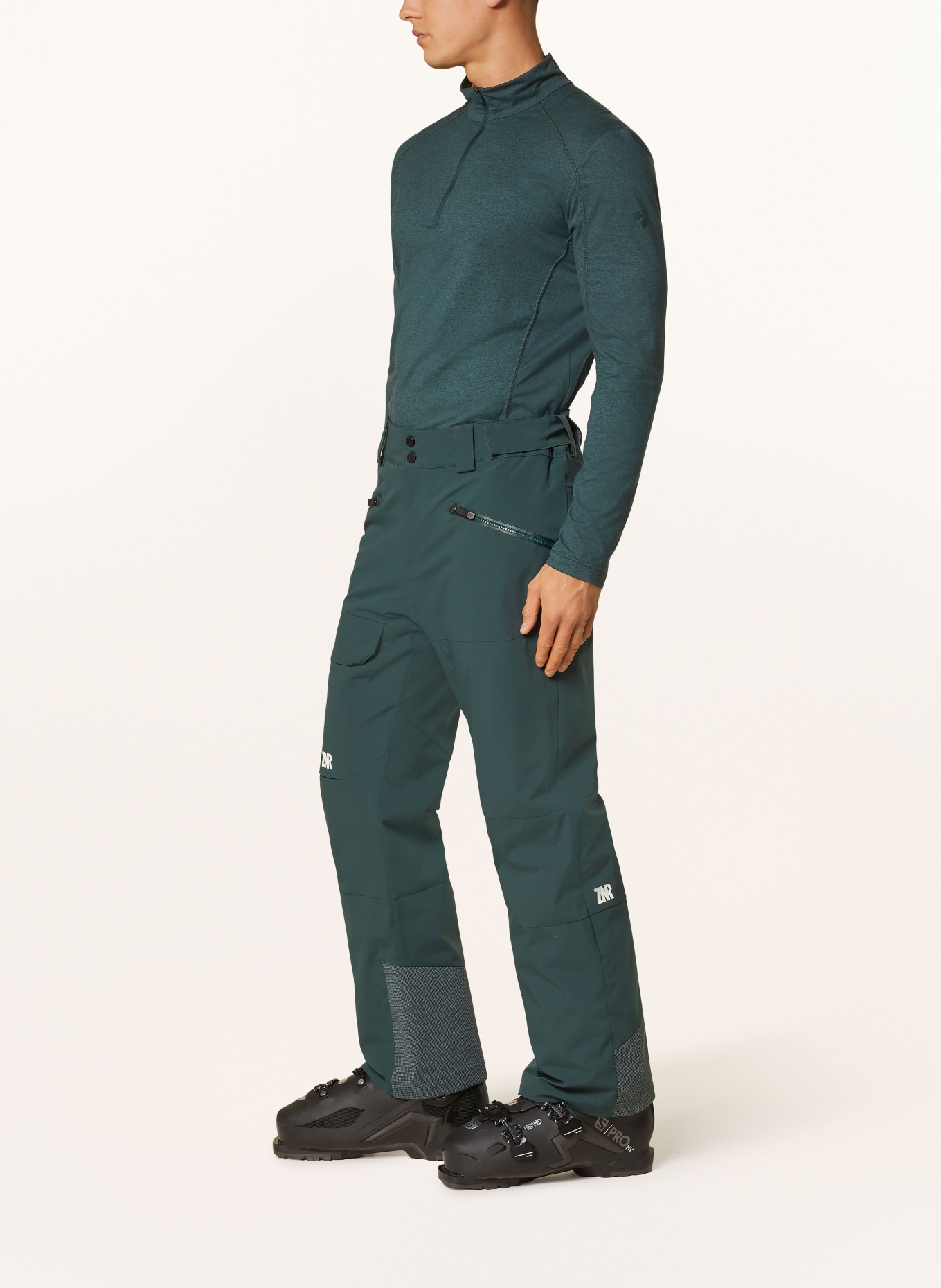 ZNR by Ziener Ski pants RAPPOLD: DARK GREEN