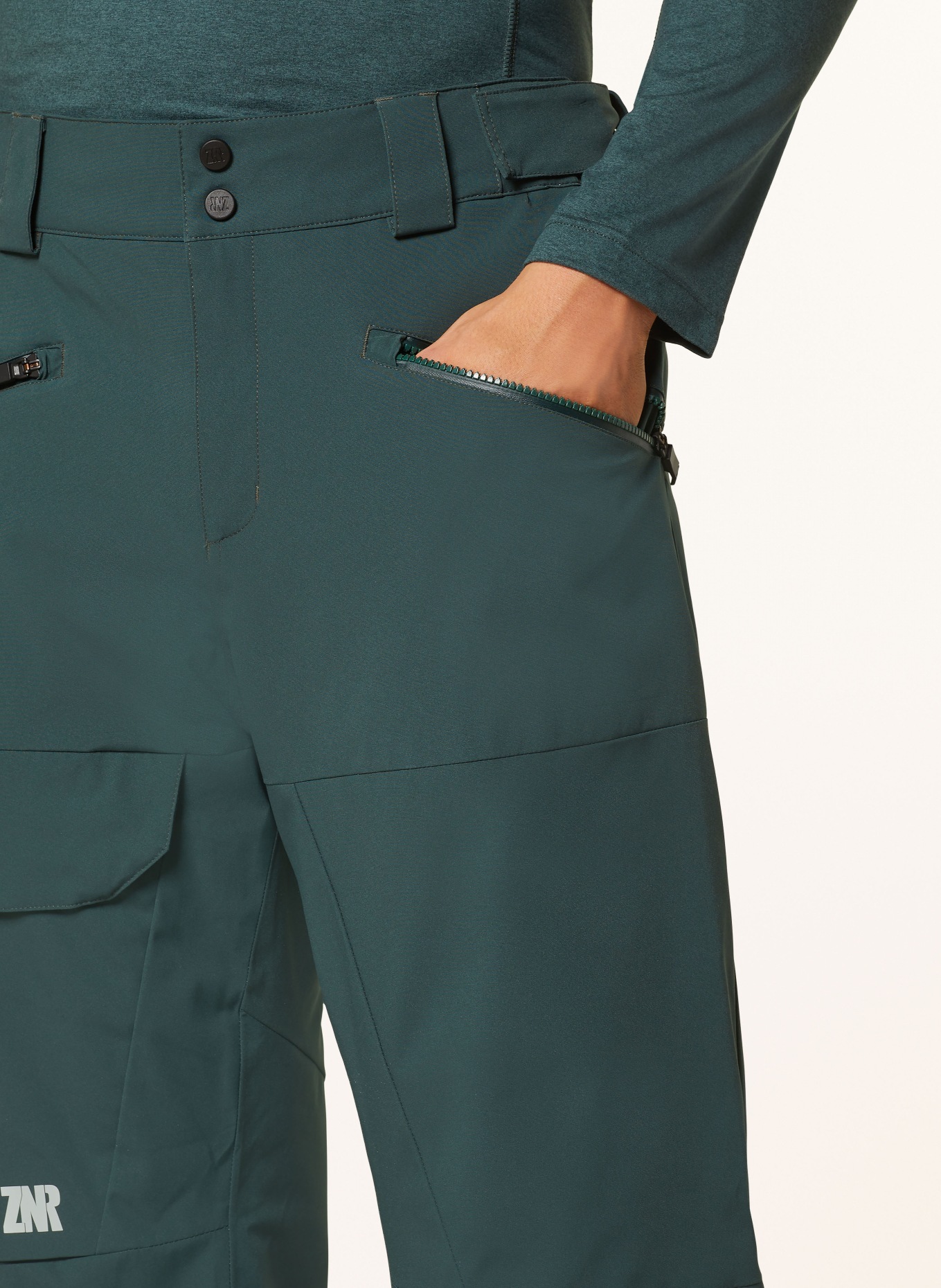 ZNR by Ziener Ski pants RAPPOLD: DARK GREEN