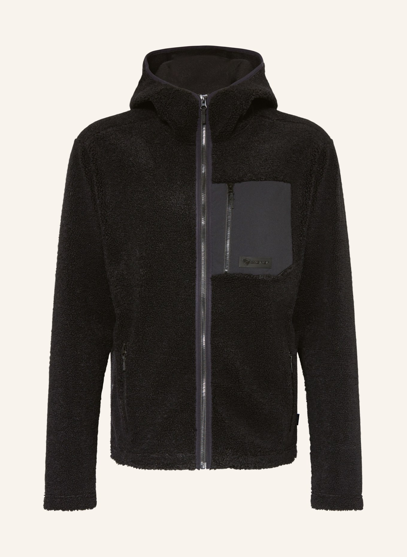 Ziener Fleecejacke JUHA: SCHWARZ