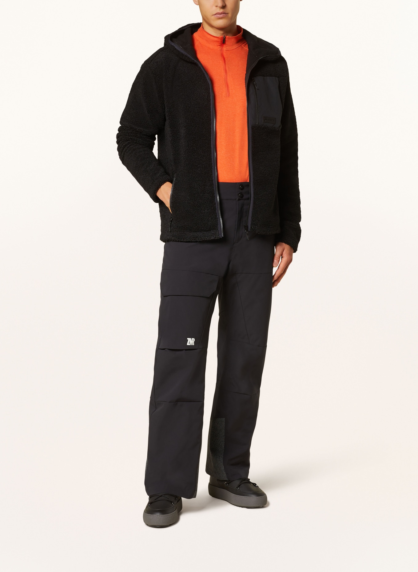 Ziener Fleecejacke JUHA: SCHWARZ