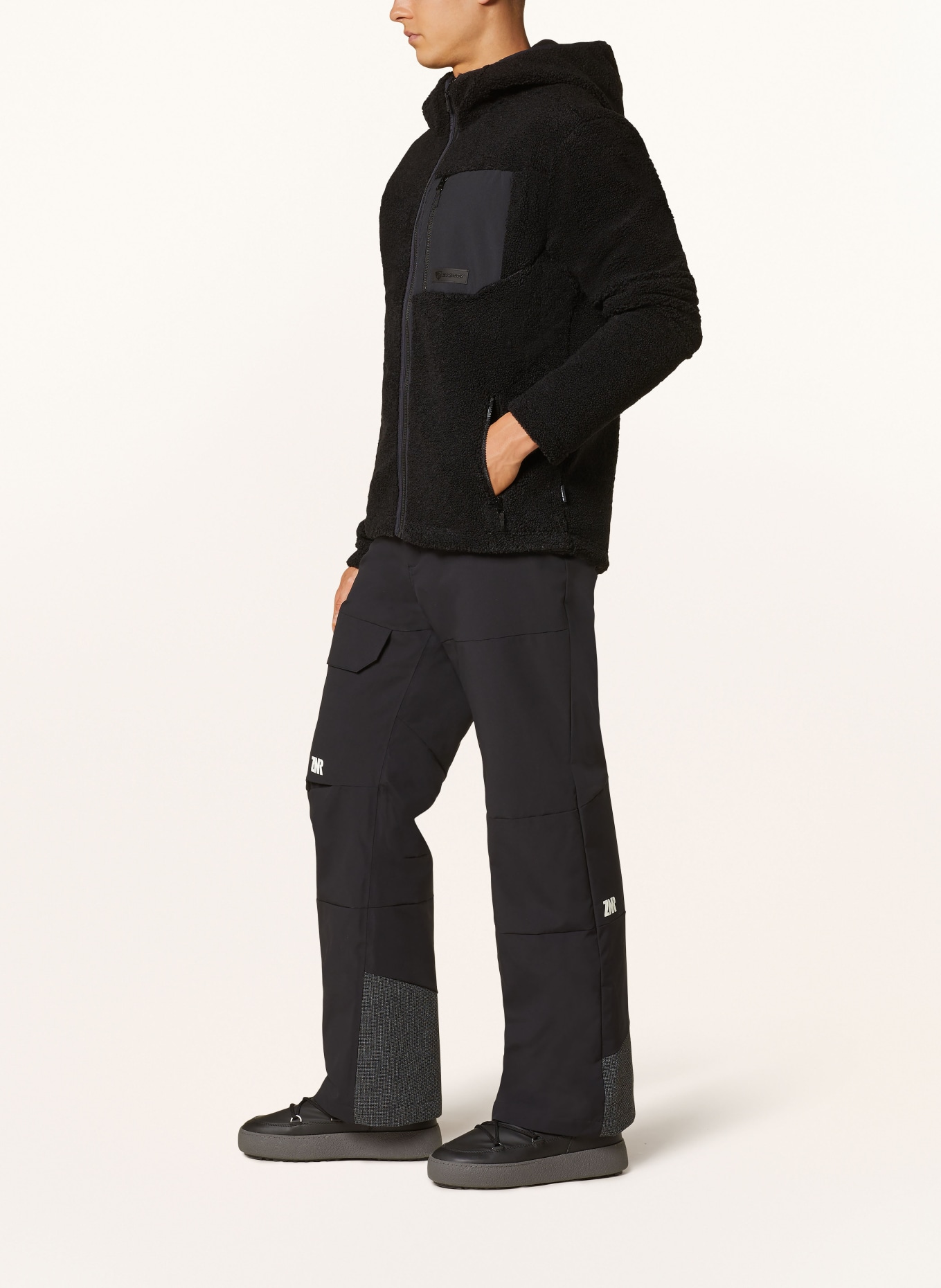Ziener Fleecejacke JUHA: SCHWARZ