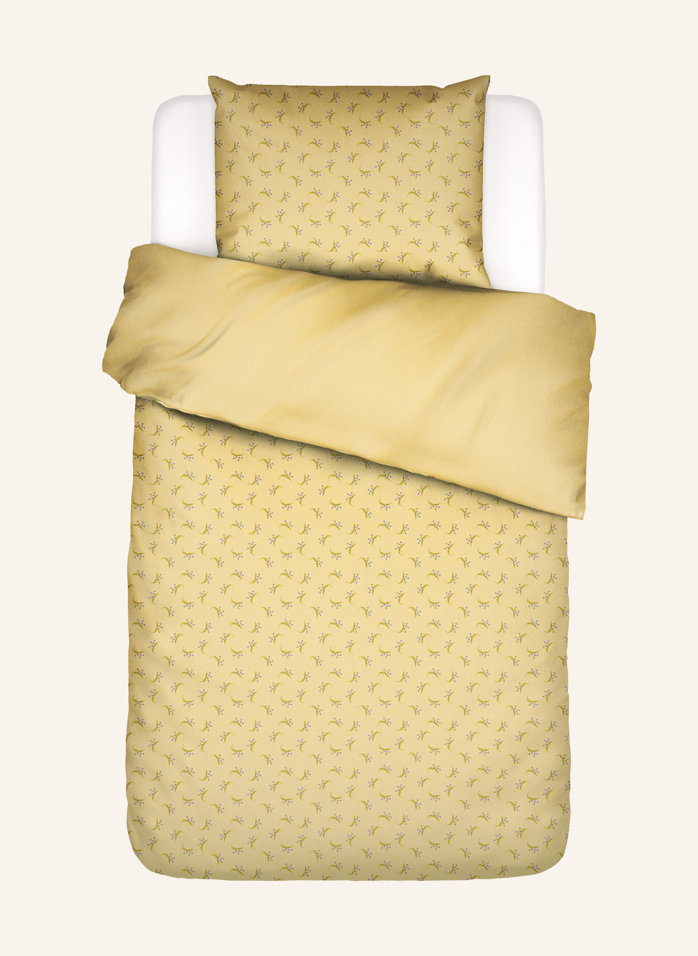 ESSENZA & CO Bettwäsche zum Wenden: GELB