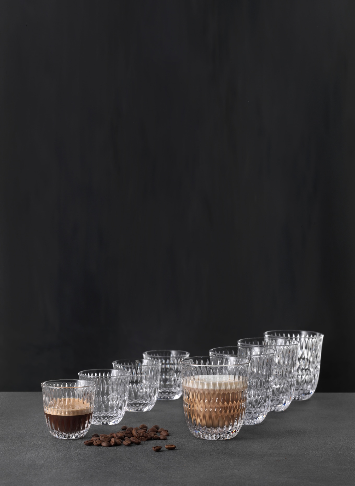 Nachtmann 8er-Set Espresso- und Cappuccino-Gläser ETHNO, Farbe: WEISS (Bild 5)