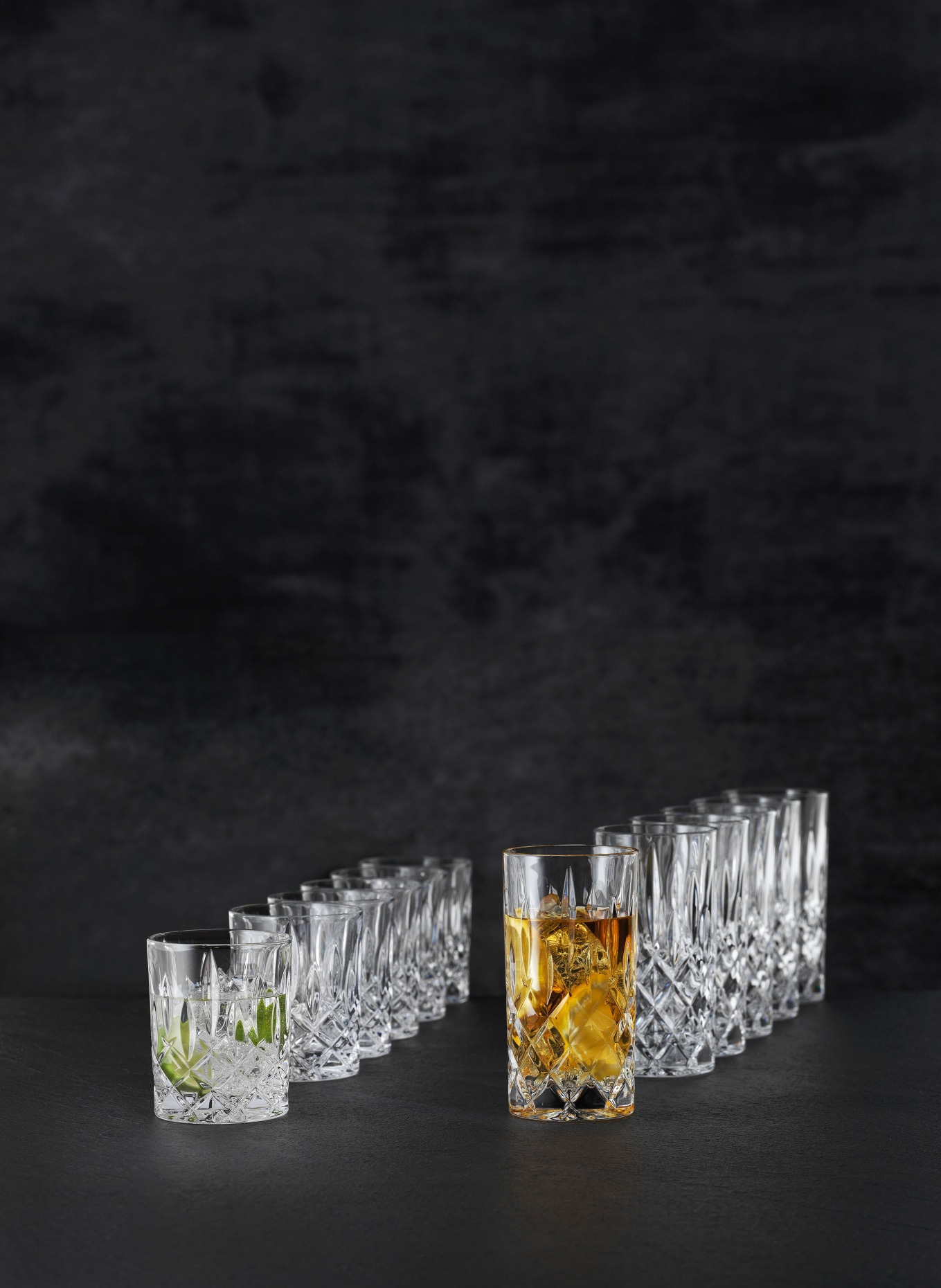 Nachtmann 12er-Set Longdrink- und Whiskygläser NOBLESSE, Farbe: WEISS (Bild 5)
