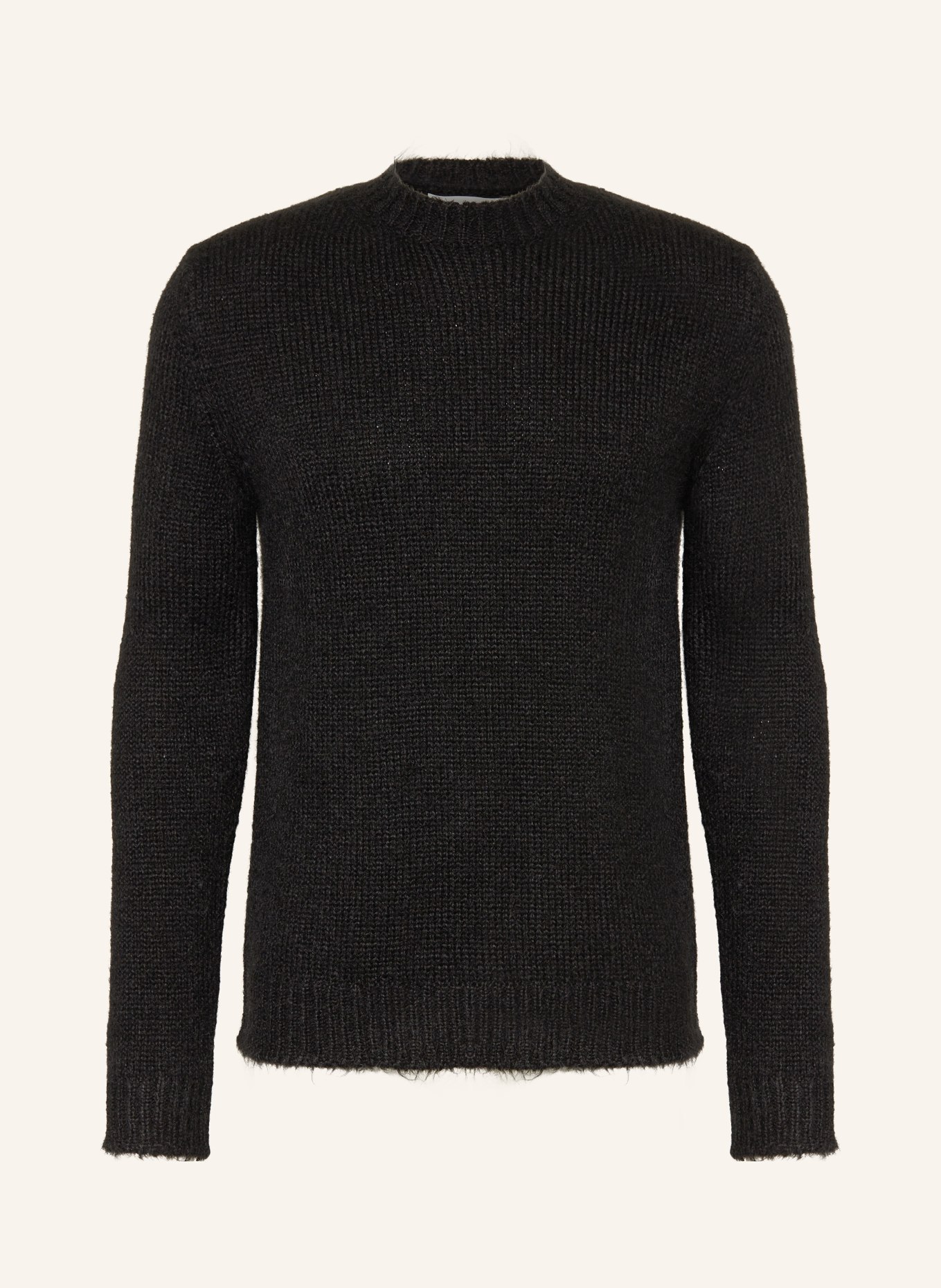 JIL SANDER Alpaca sweater, Color: BLACK (Image 1)
