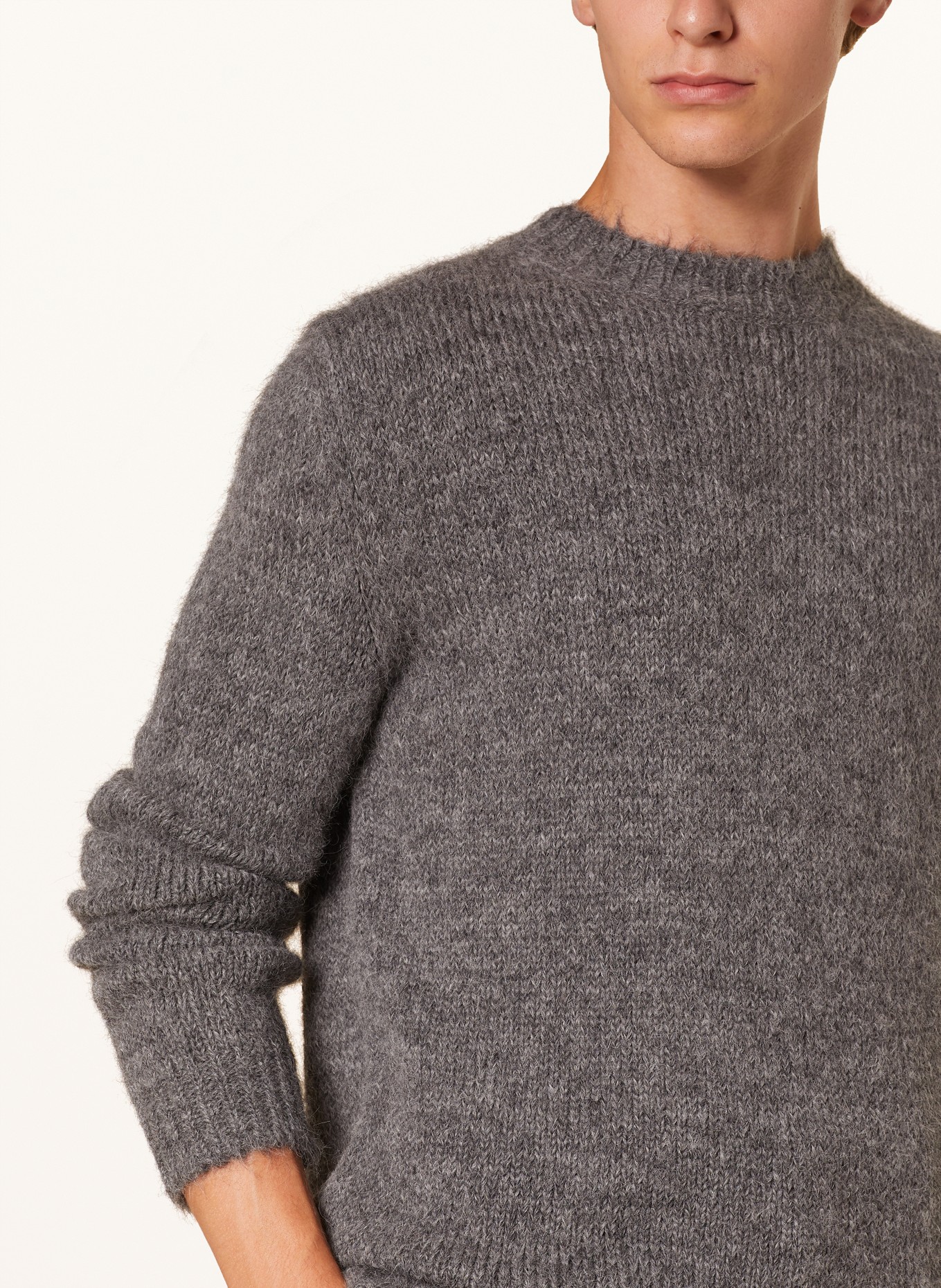 JIL SANDER Alpaca sweater: GRAY