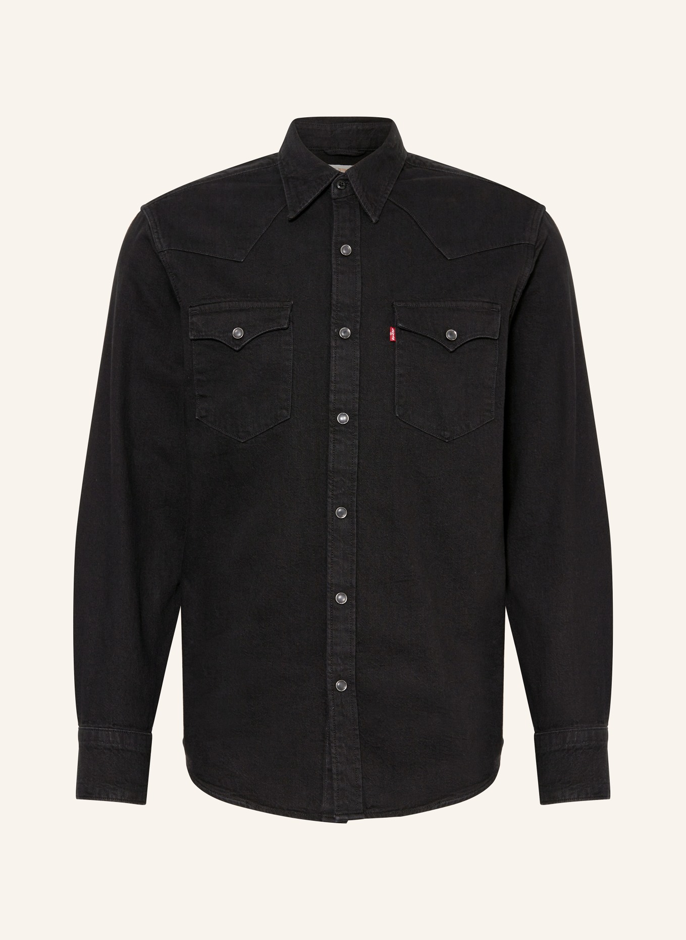 Levi's® Džínová košile BARSTOW Standard Fit, Barva: ČERNÁ (Obrázek 1)