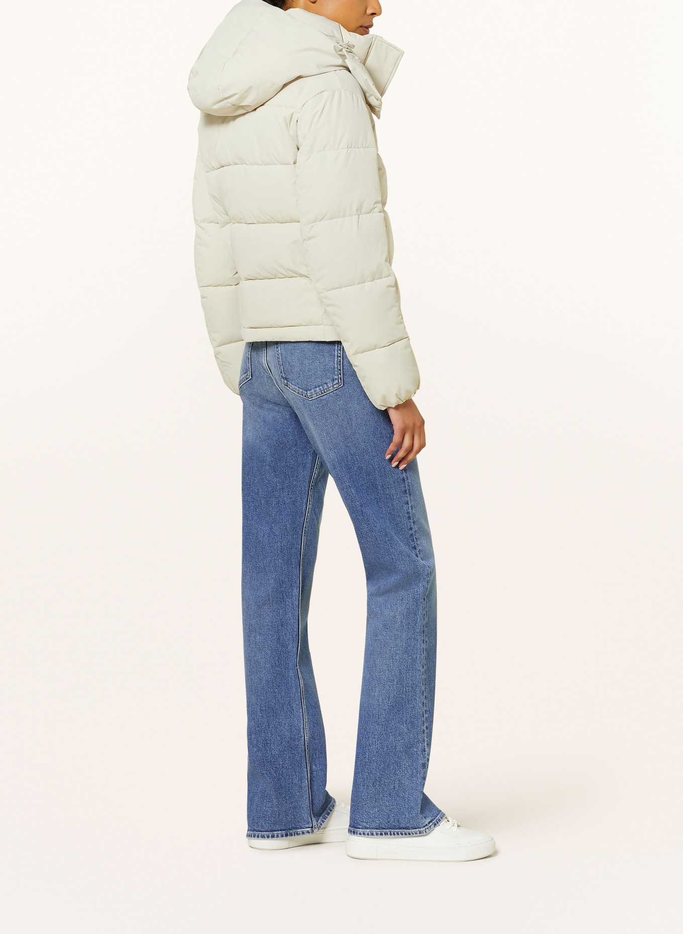 Backpack CALVIN KLEIN Monogram Soft Campus Bp 40 Mono K50K509372 BDS Prošívaná bunda, Barva: KRÉMOVÁ (Obrázek 4)