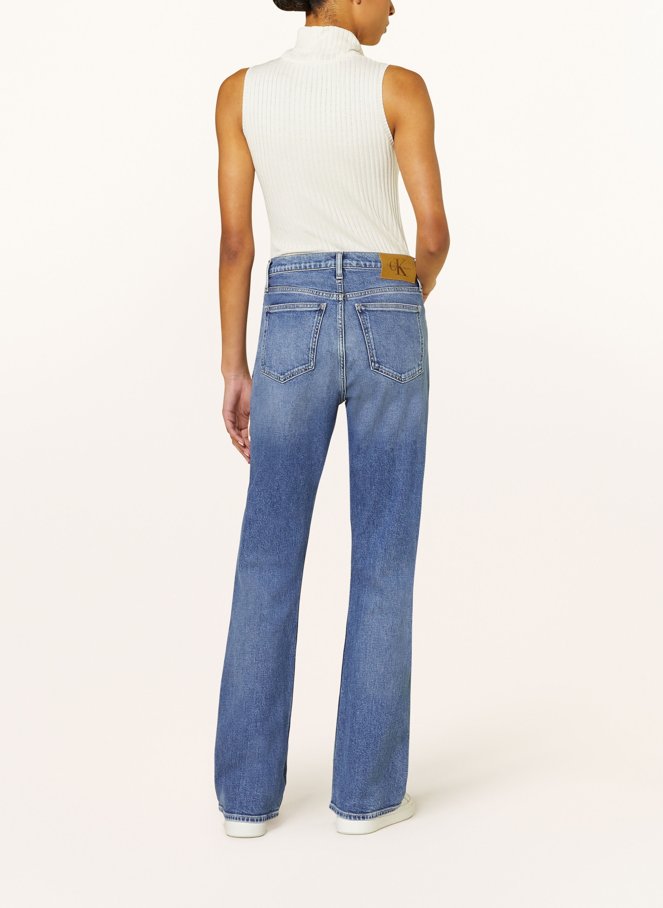 Calvin Klein Jeans Bootcut Jeans, Farbe: 1A4 DENIM MEDIUM (Bild 3)