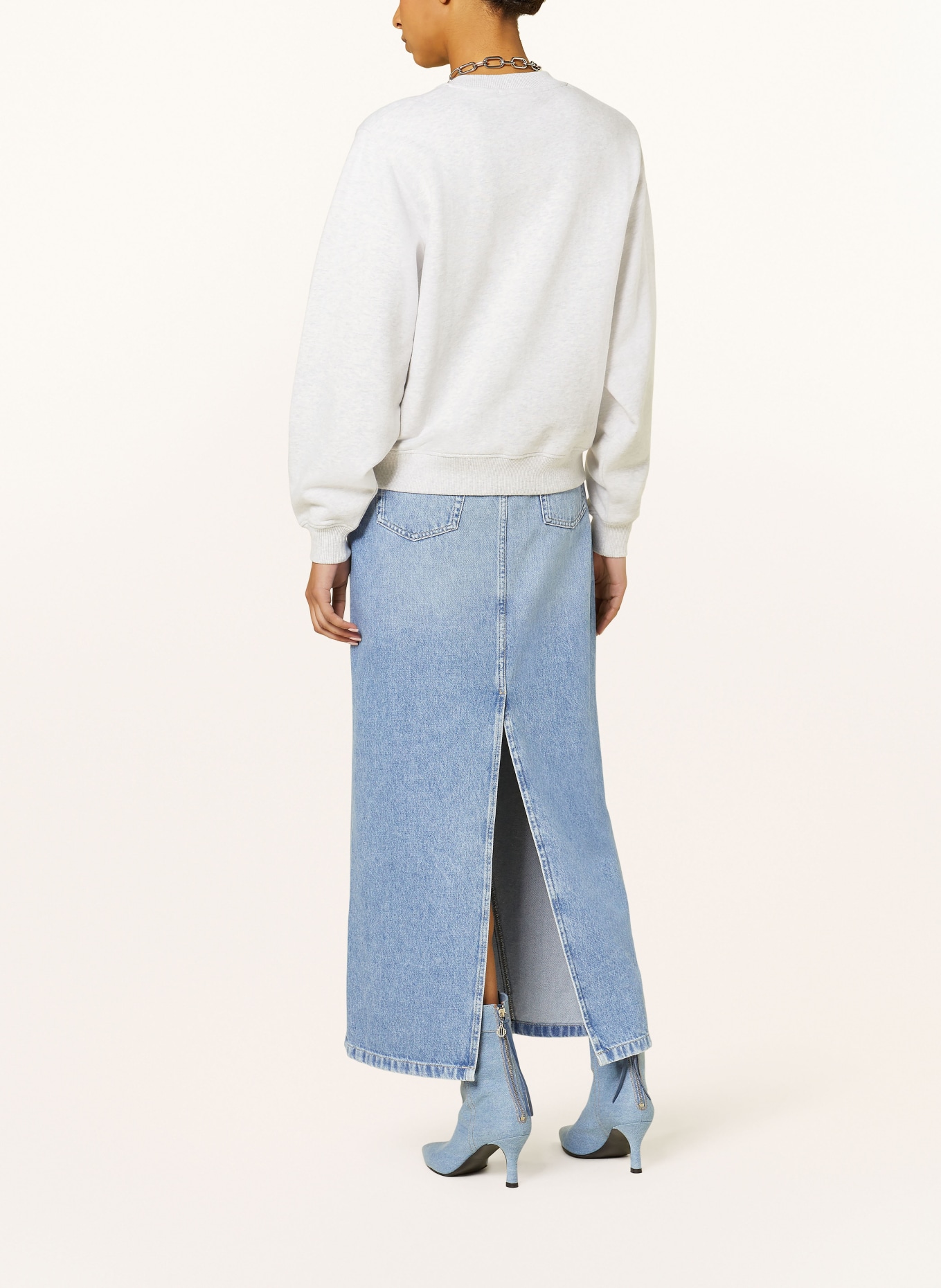 Calvin Klein Jeans Sweatshirt in hellgrau