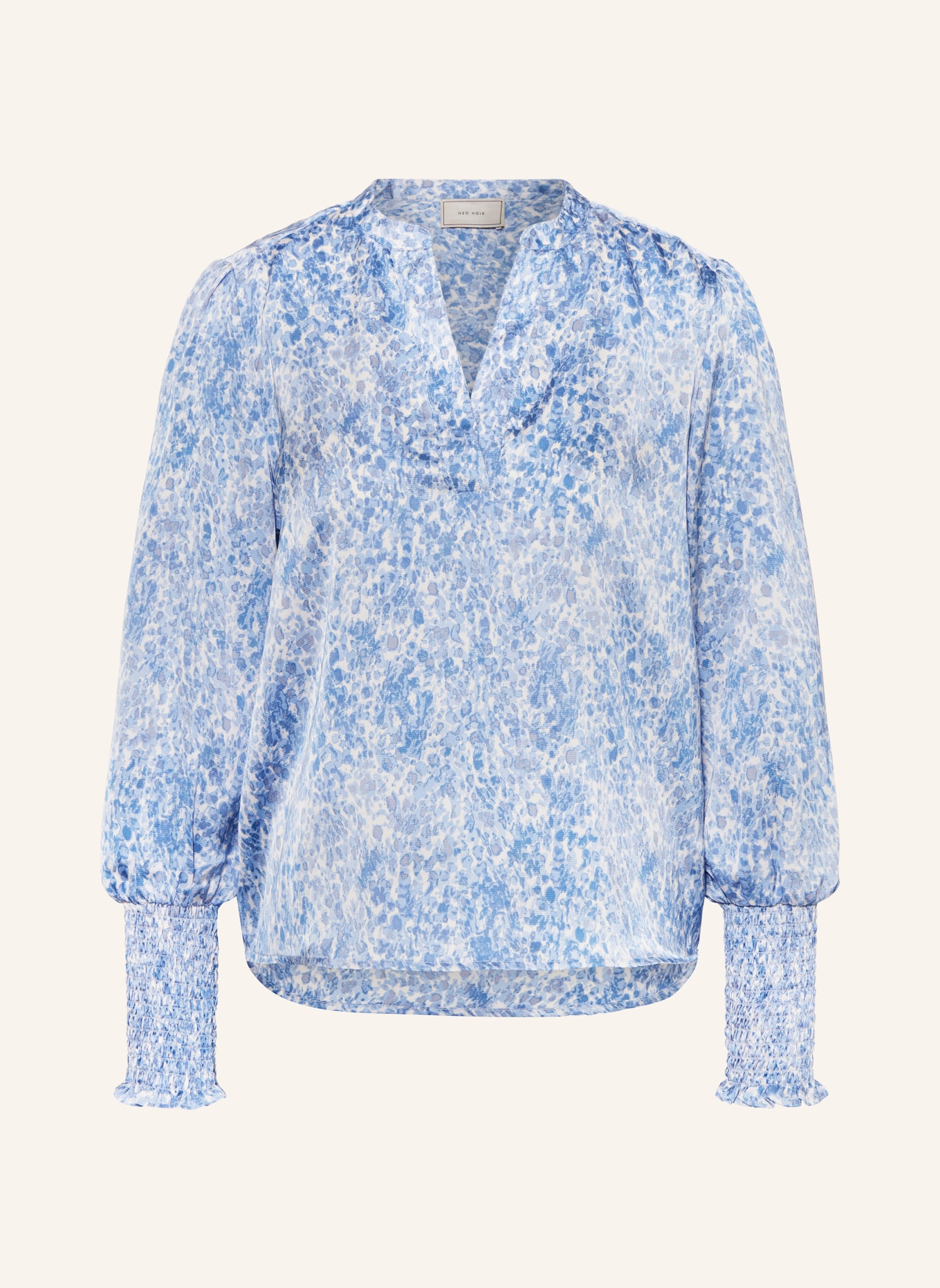 NEO NOIR Shirt blouse LANDA, Color: LIGHT BLUE/ BLUE GRAY/ WHITE (Image 1)