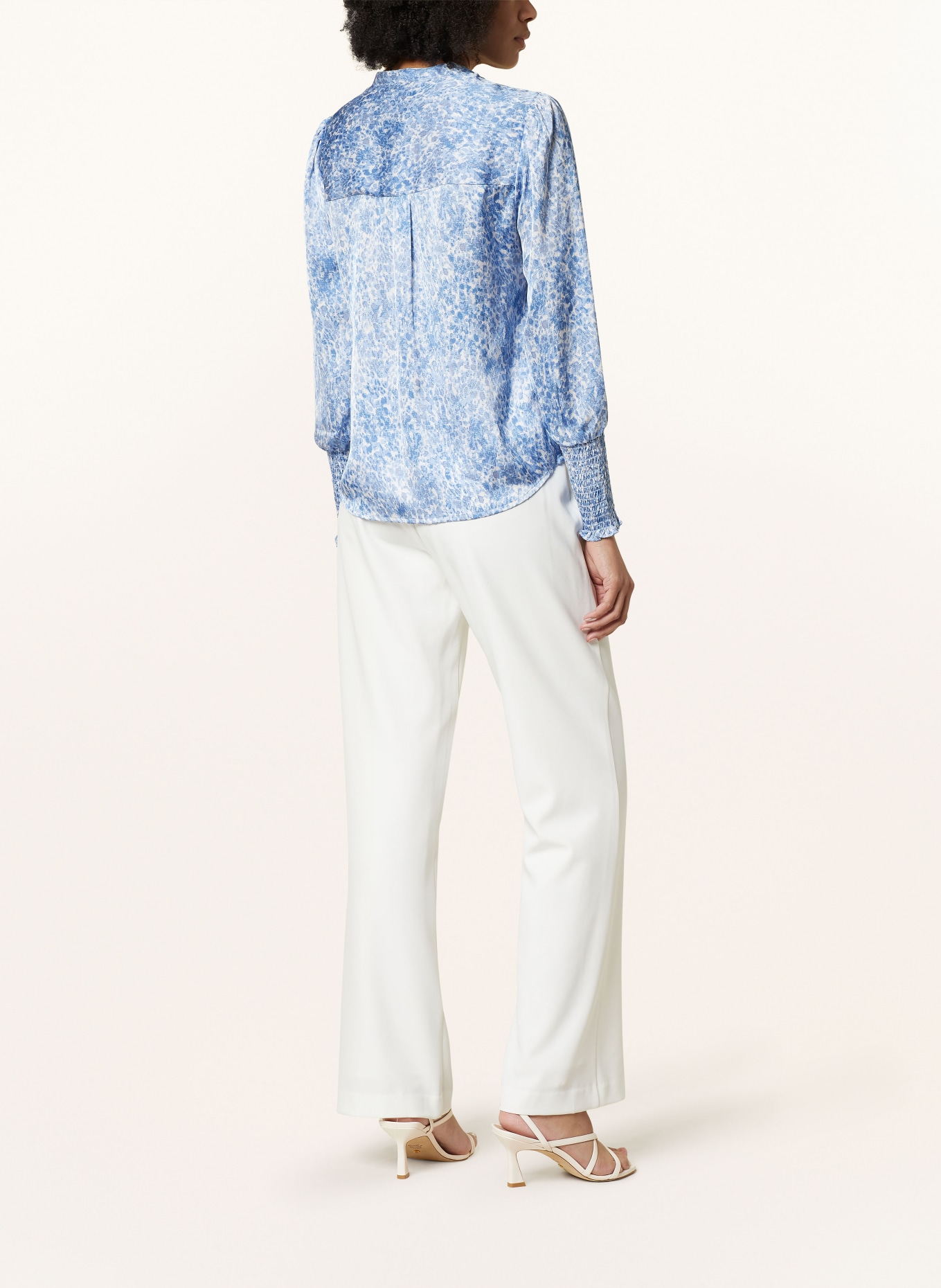 NEO NOIR Shirt blouse LANDA, Color: LIGHT BLUE/ BLUE GRAY/ WHITE (Image 3)
