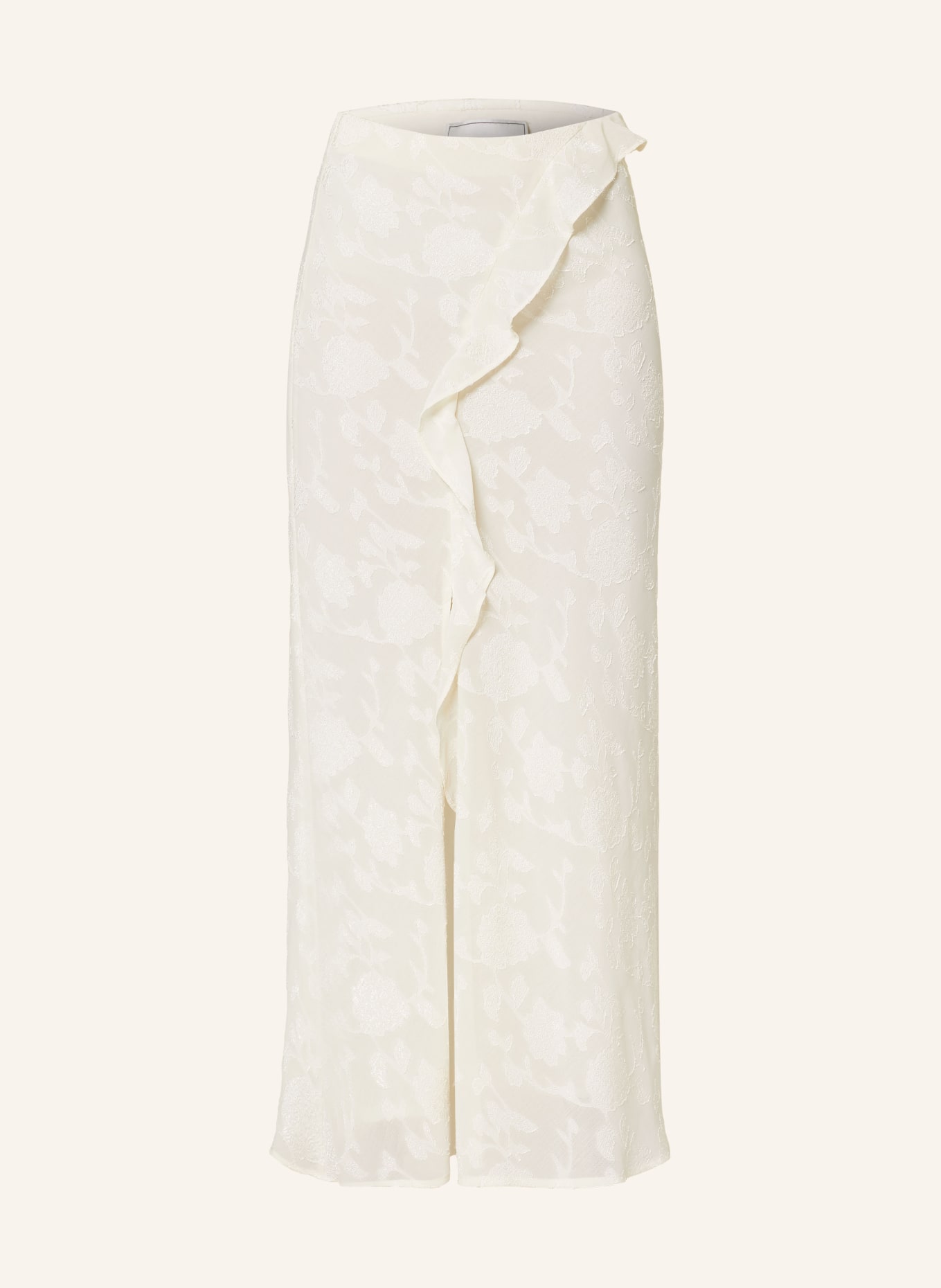 NEO NOIR Skirt VINZA with frill, Color: CREAM (Image 1)