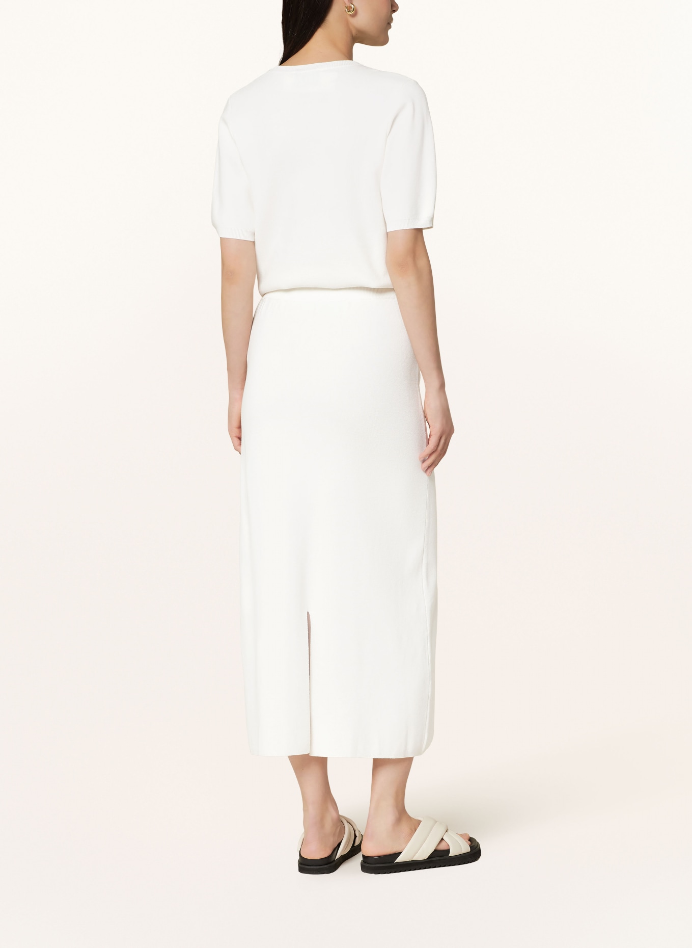 NEO NOIR Knit skirt ASTON, Color: WHITE (Image 3)