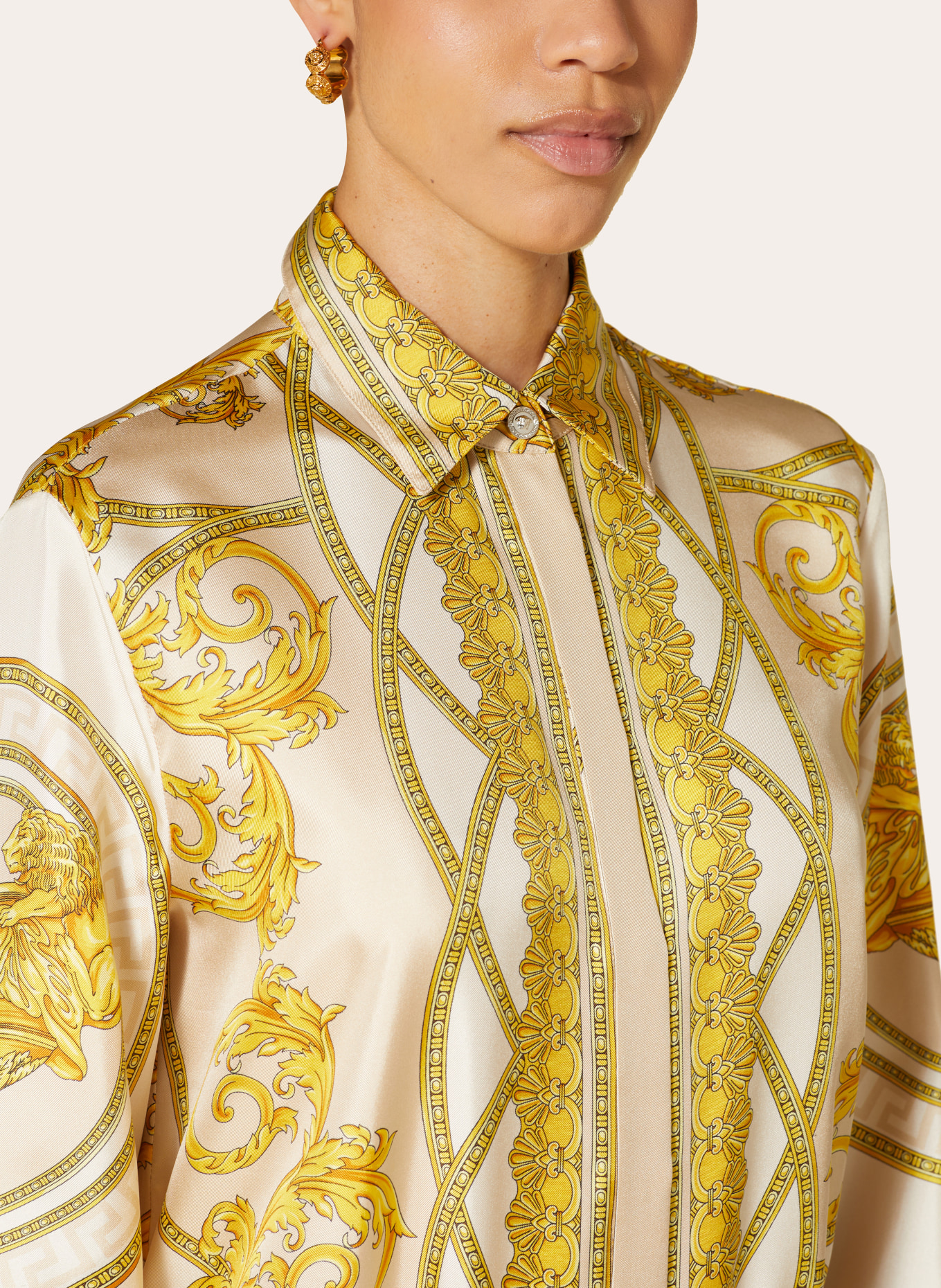 VERSACE Shirt blouse in silk