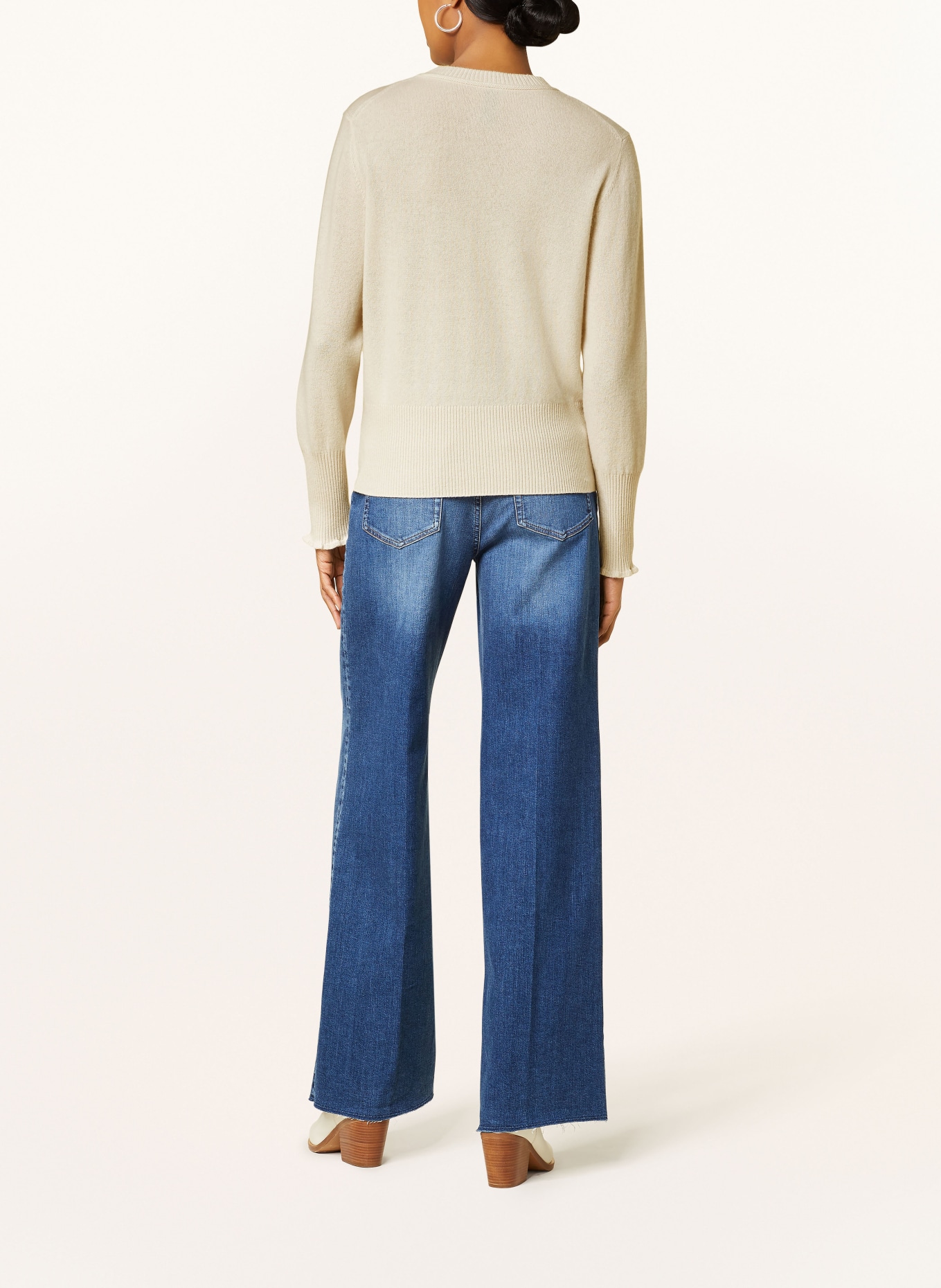 MARC CAIN Cashmere sweater: 182 smoke