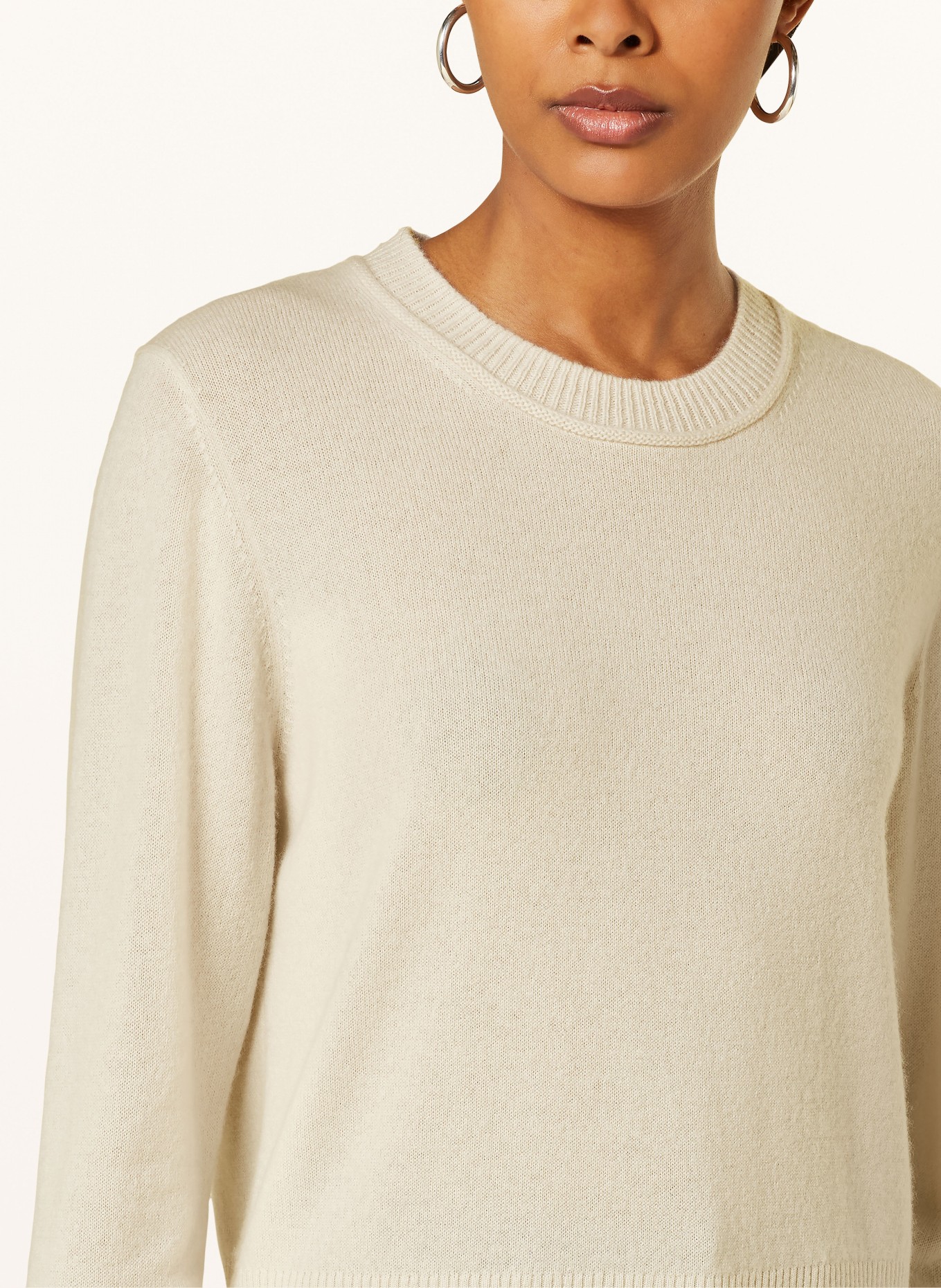 MARC CAIN Cashmere sweater: 182 smoke