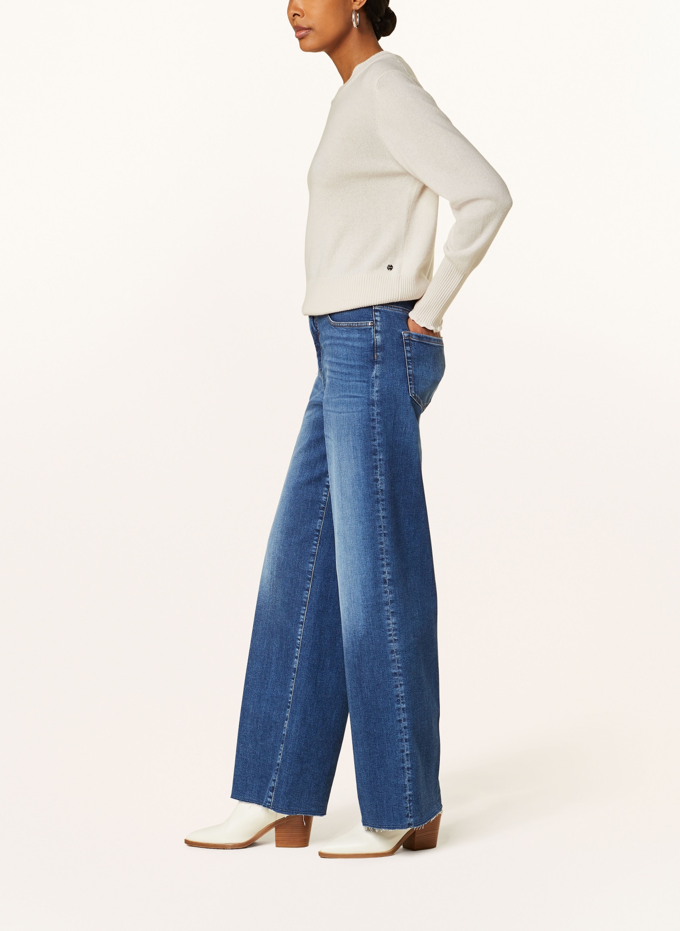 MARC CAIN Straight jeans, Color: 357 vintage indigo (Image 4)