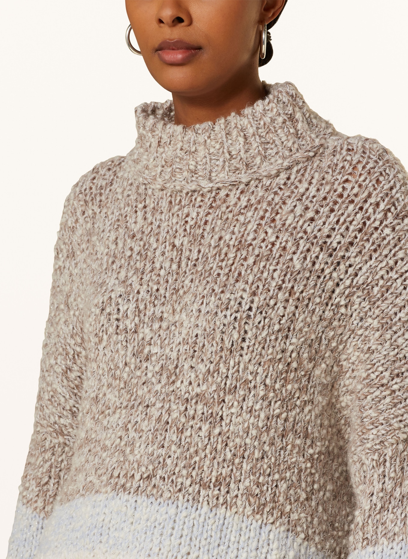 MARC CAIN Pullover mit Glitzergarn in 182 smoke