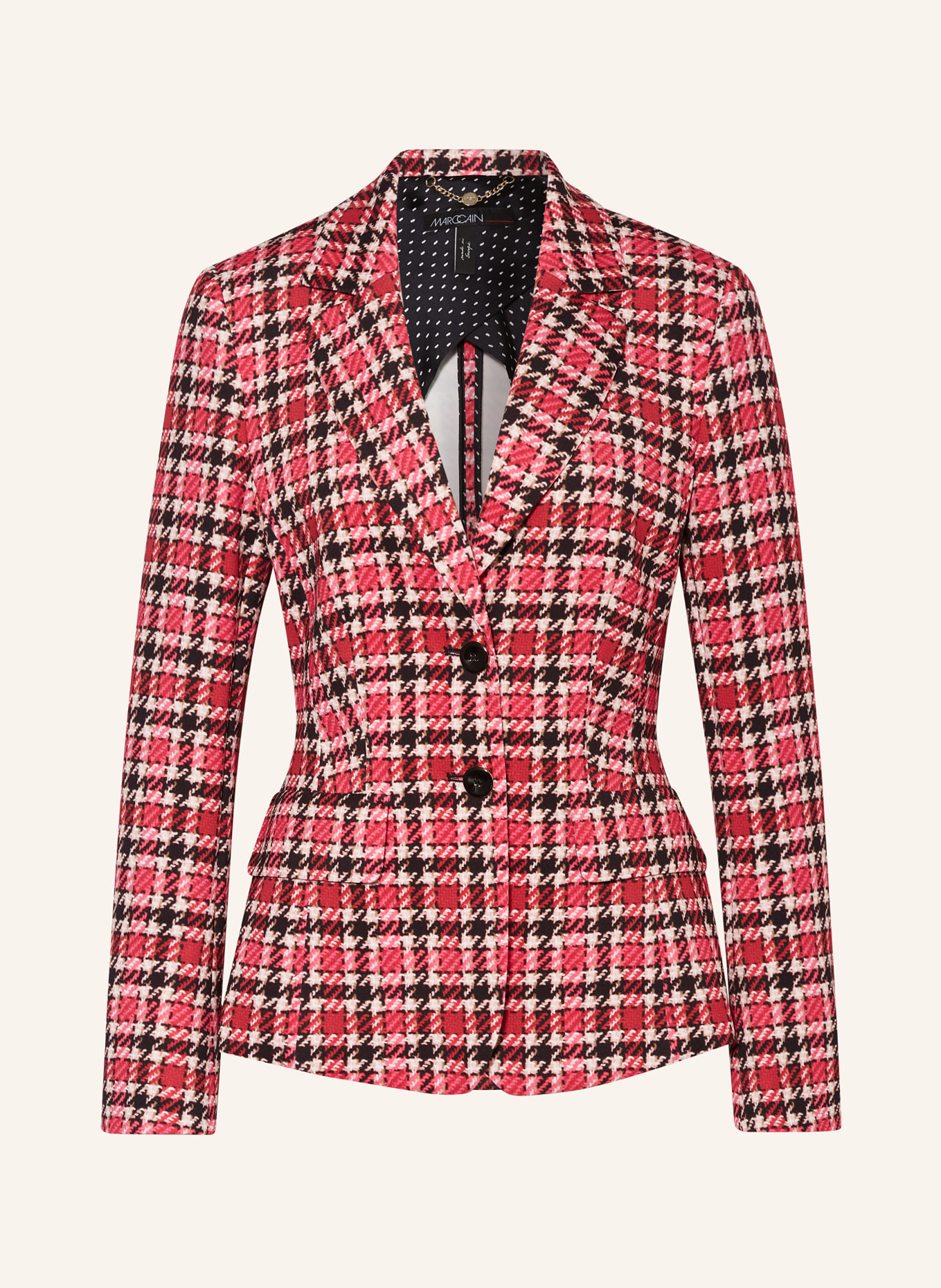 MARC CAIN Jersey blazer: 244 dragon fruit