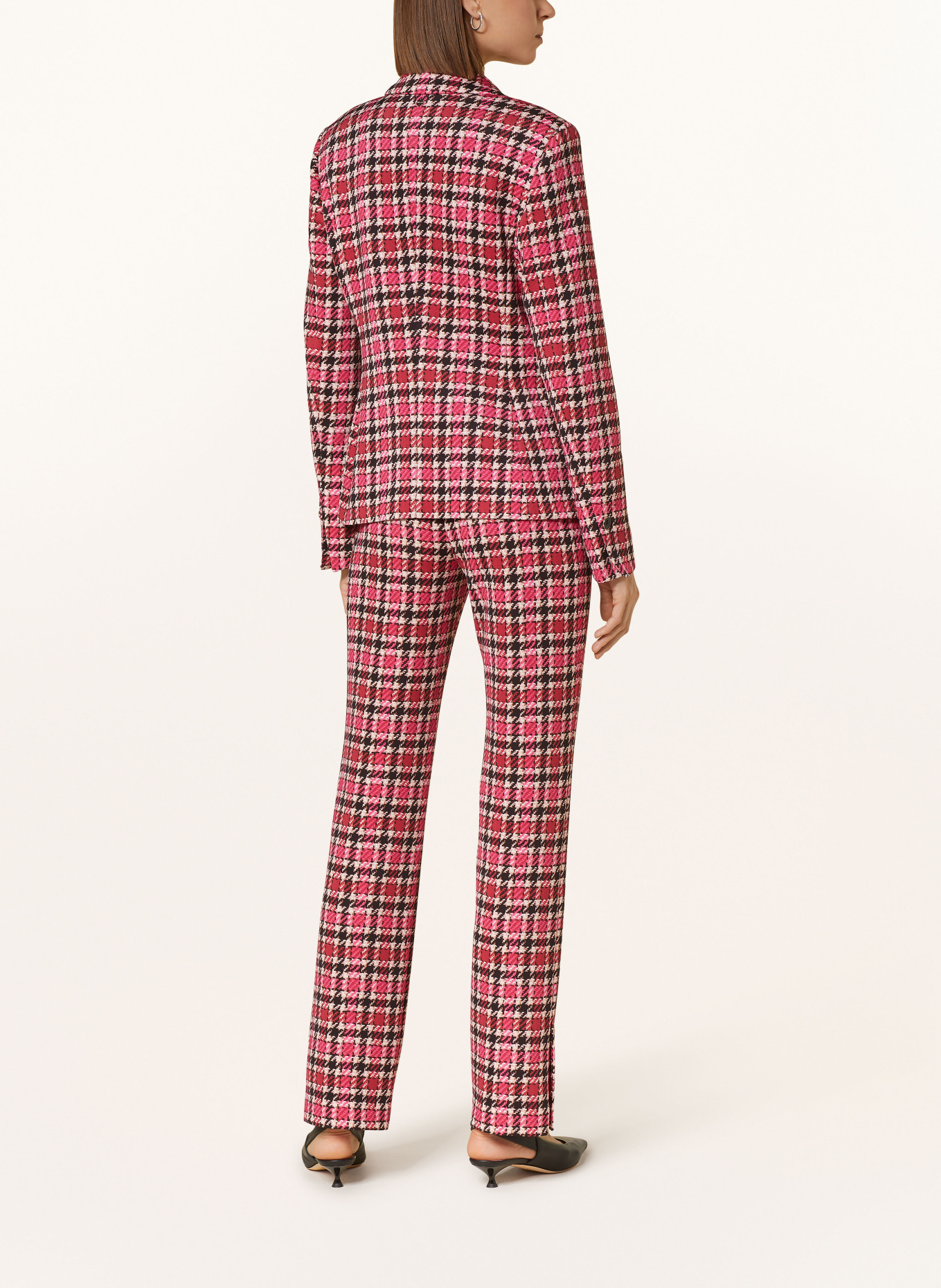 MARC CAIN Jersey blazer: 244 dragon fruit