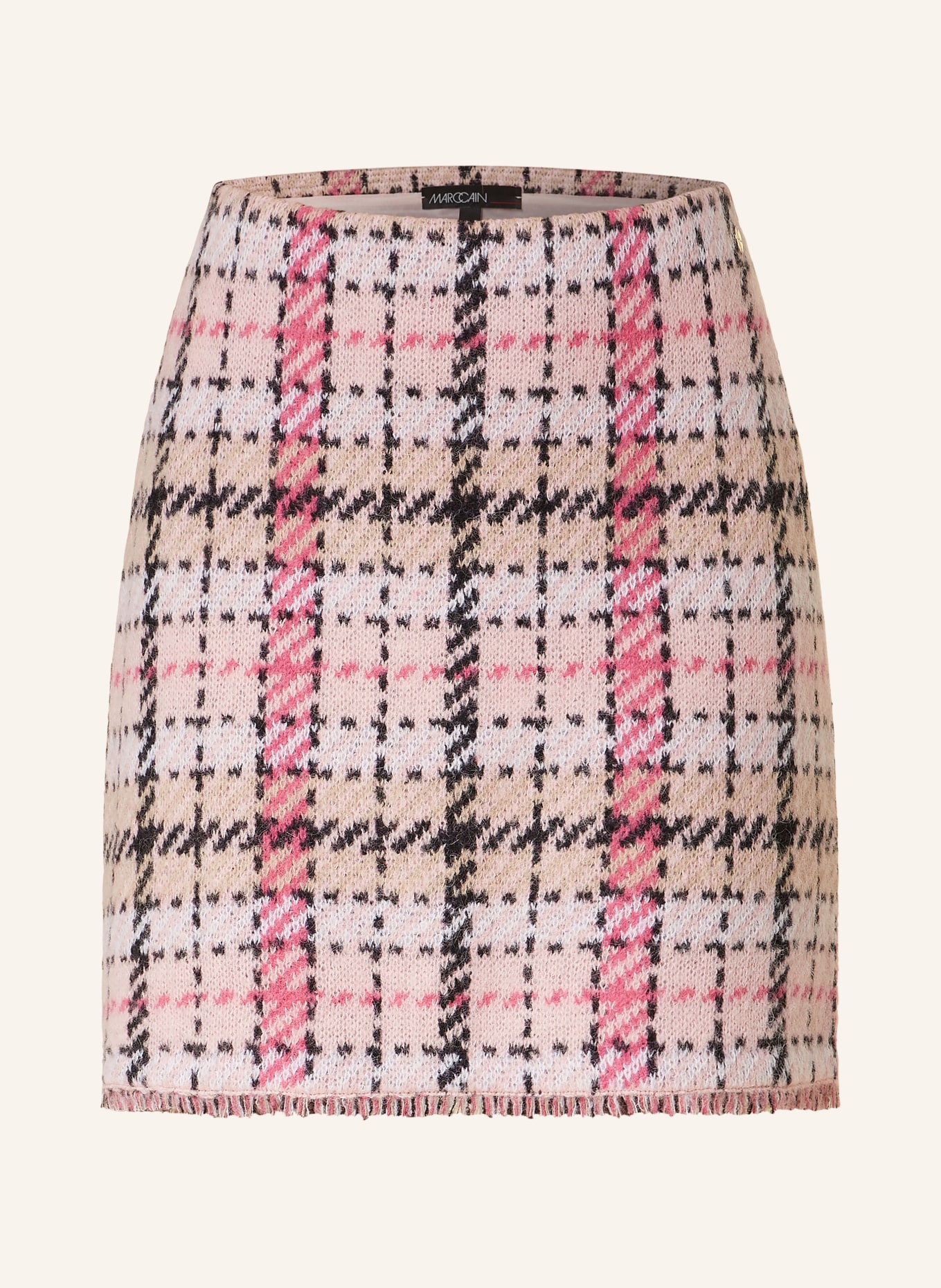 MARC CAIN Strickrock mit Alpaka: 213 warm rose