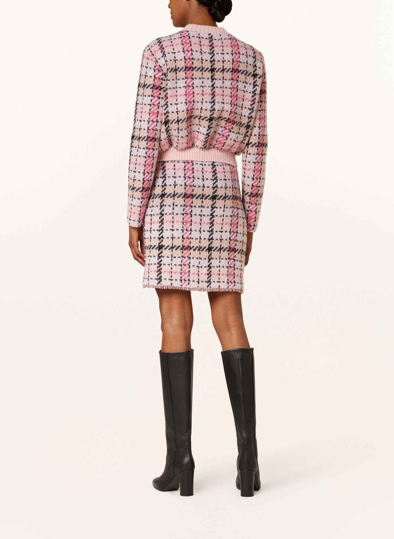 MARC CAIN Strickrock mit Alpaka: 213 warm rose