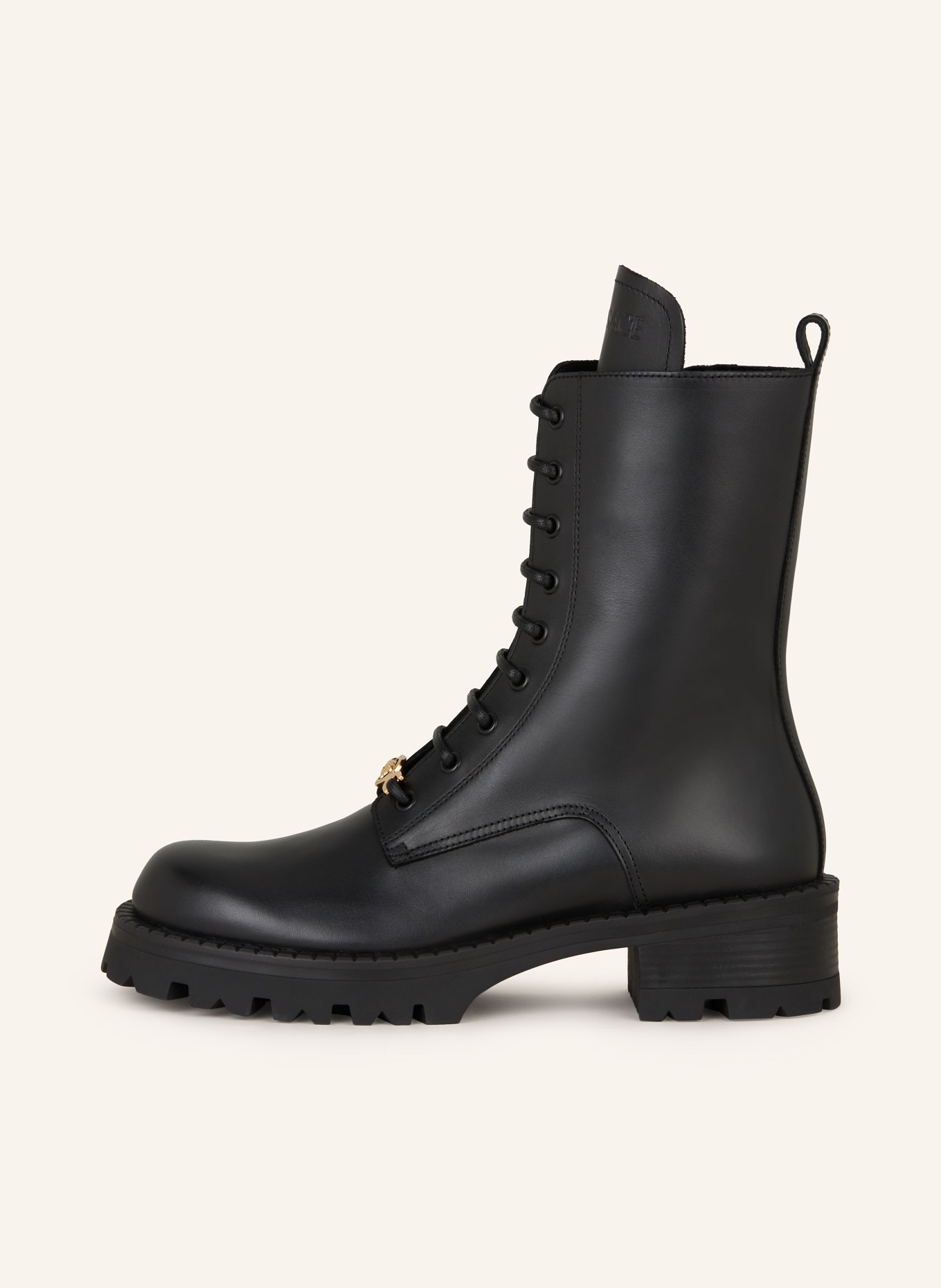 VERSACE Lace-up boots, Color: BLACK (Image 4)